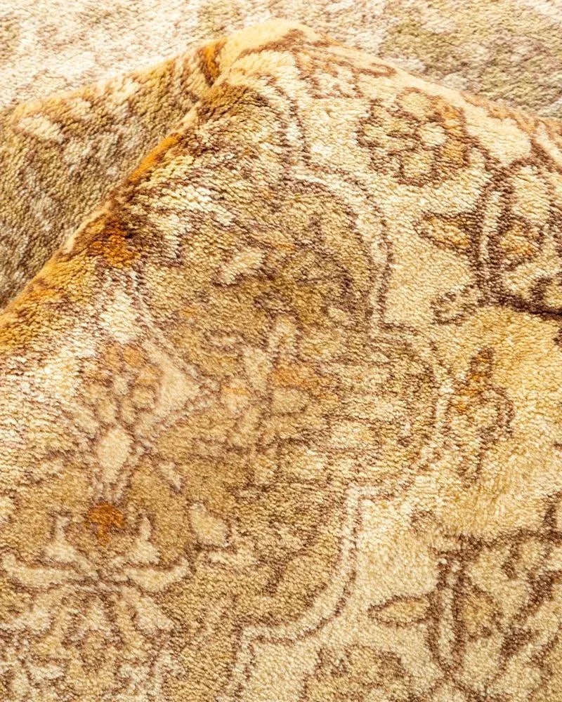 Mogul, One-of-a-Kind Hand-Knotted Area Rug in Green, 6' 1" x 9' 3" - 7