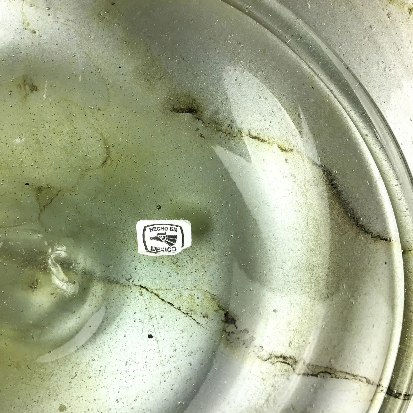 Artisan Abstract Glass Fruit Platter Plate Mexico - 12