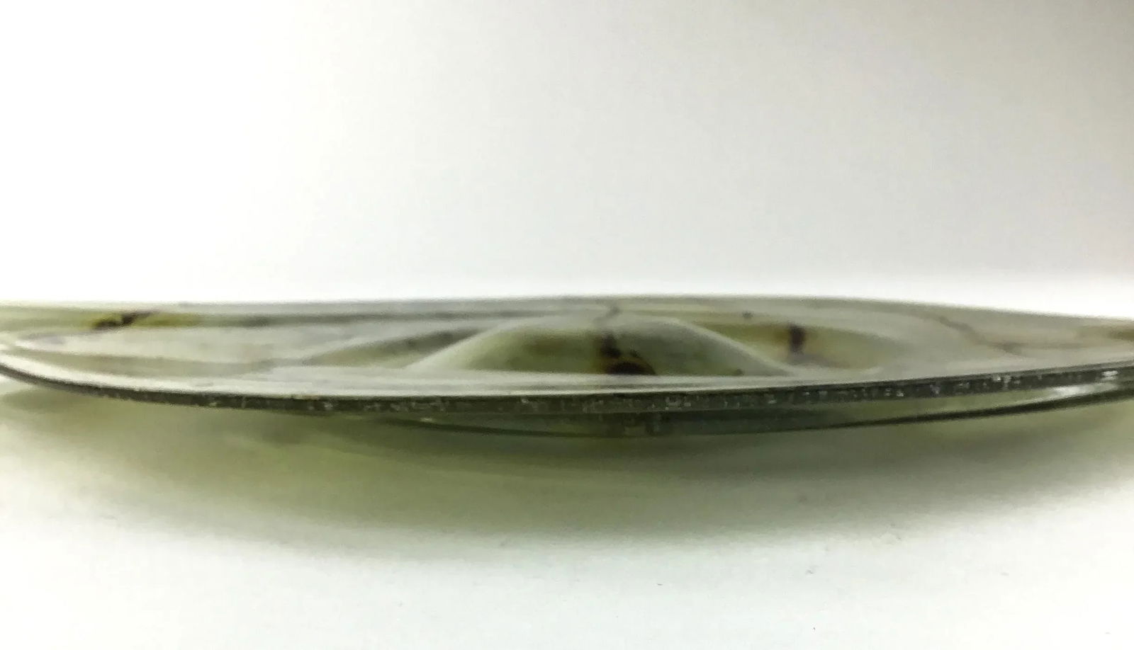 Artisan Abstract Glass Fruit Platter Plate Mexico - 5