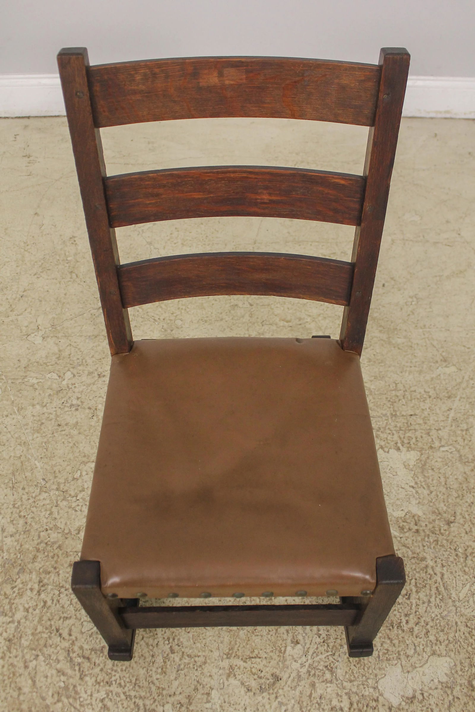 Gustav Stickley Antique Signed Mission Oak Rocker - 2
