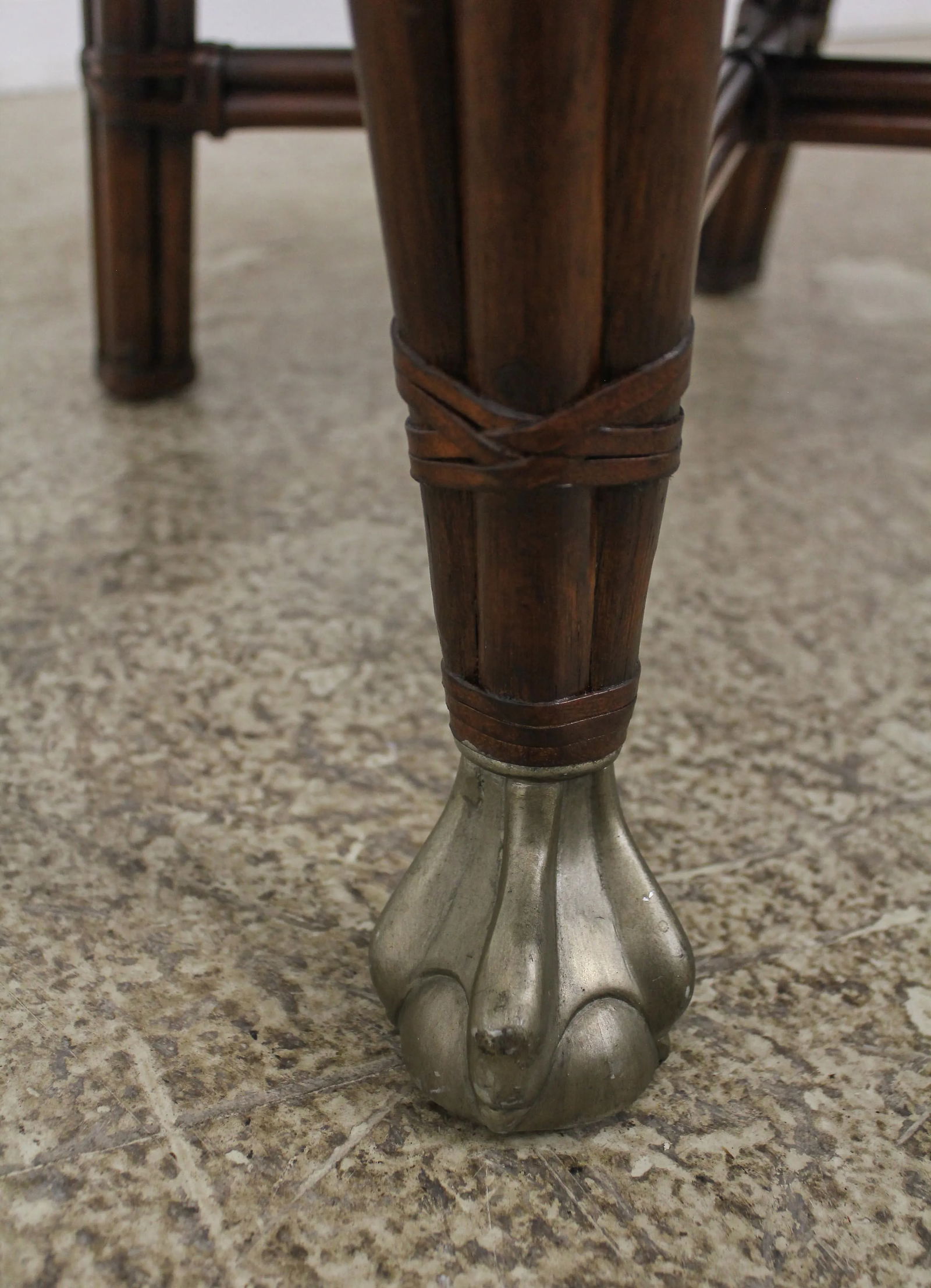 Century Pair Bamboo Island Design High Back Armchairs - 9