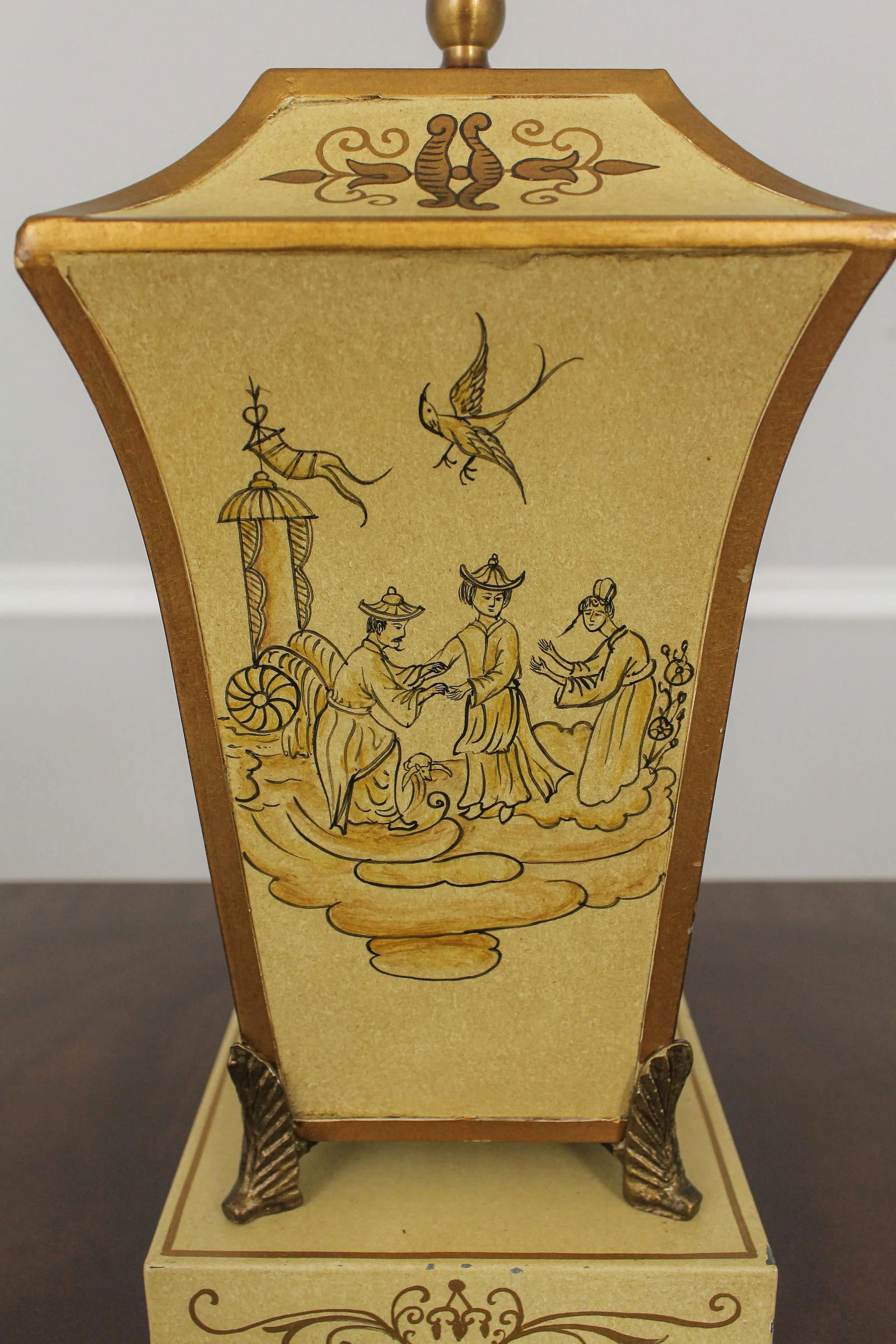 Chinoiserie Toleware Table Lamp - 6