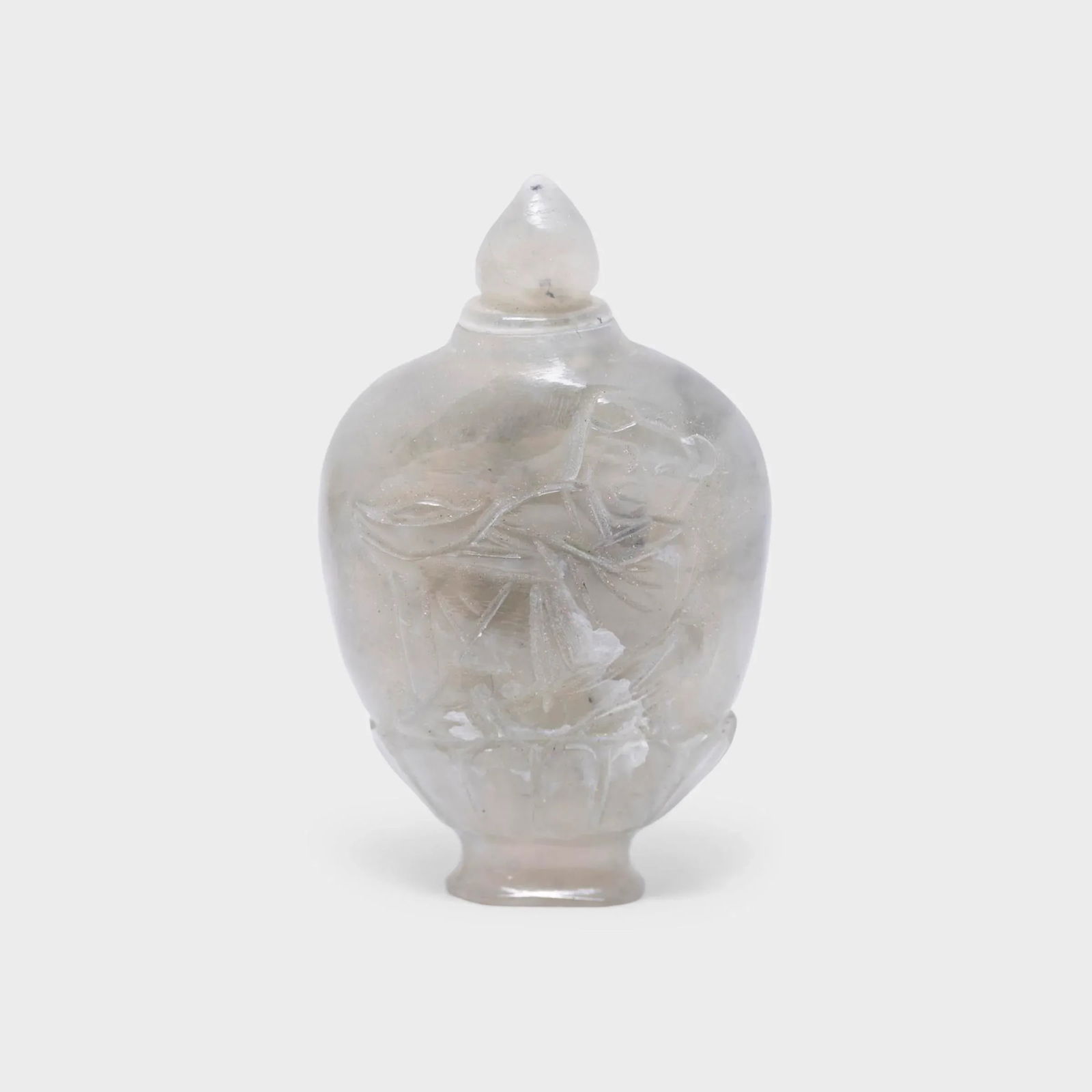 Grey Jade Snuff Bottle - 3