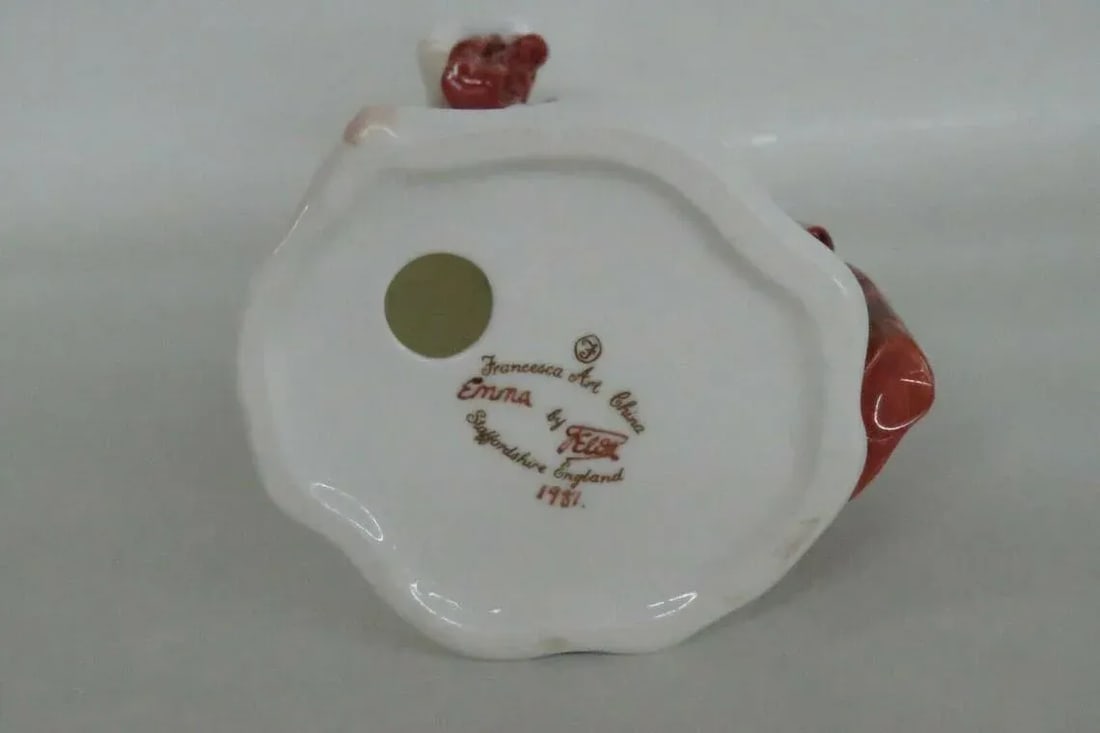 Francesca Emma Art China Staffordshire England Porcelain Figurine - 8