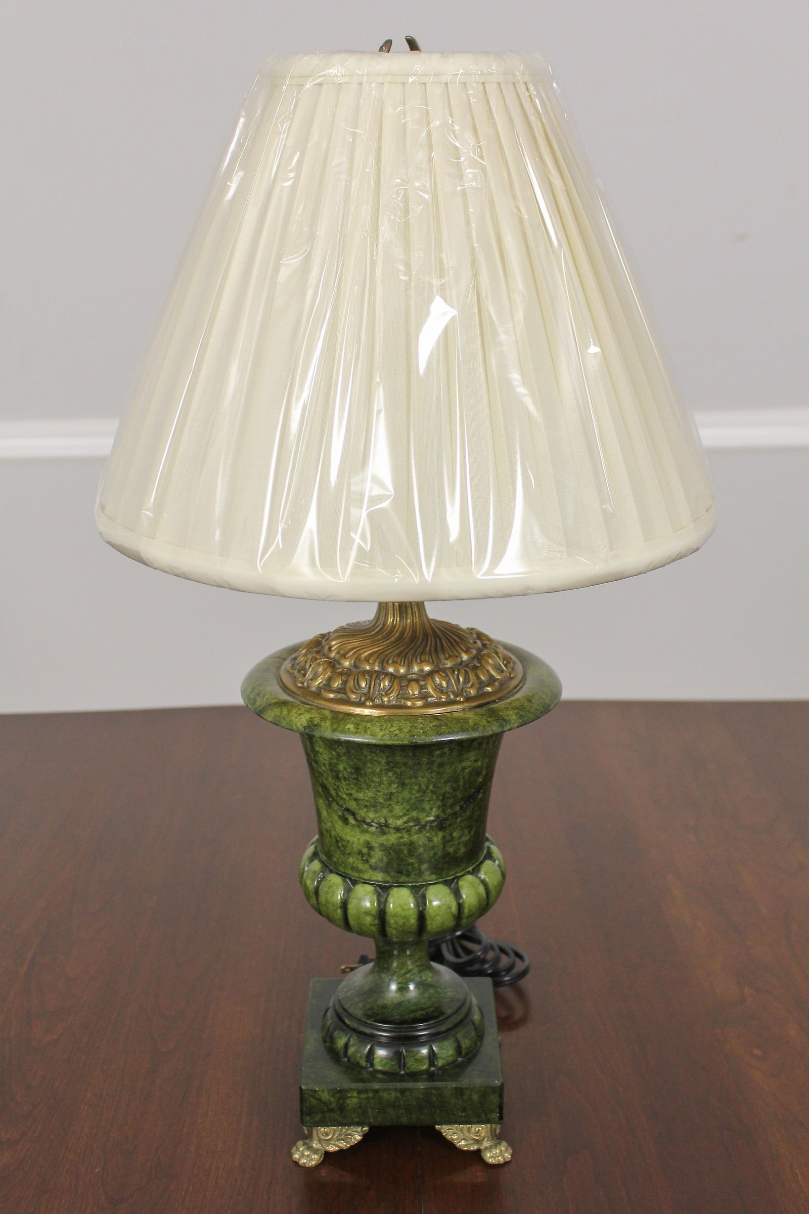 Wildwood Green Marbleized Finish Table Lamp - 13