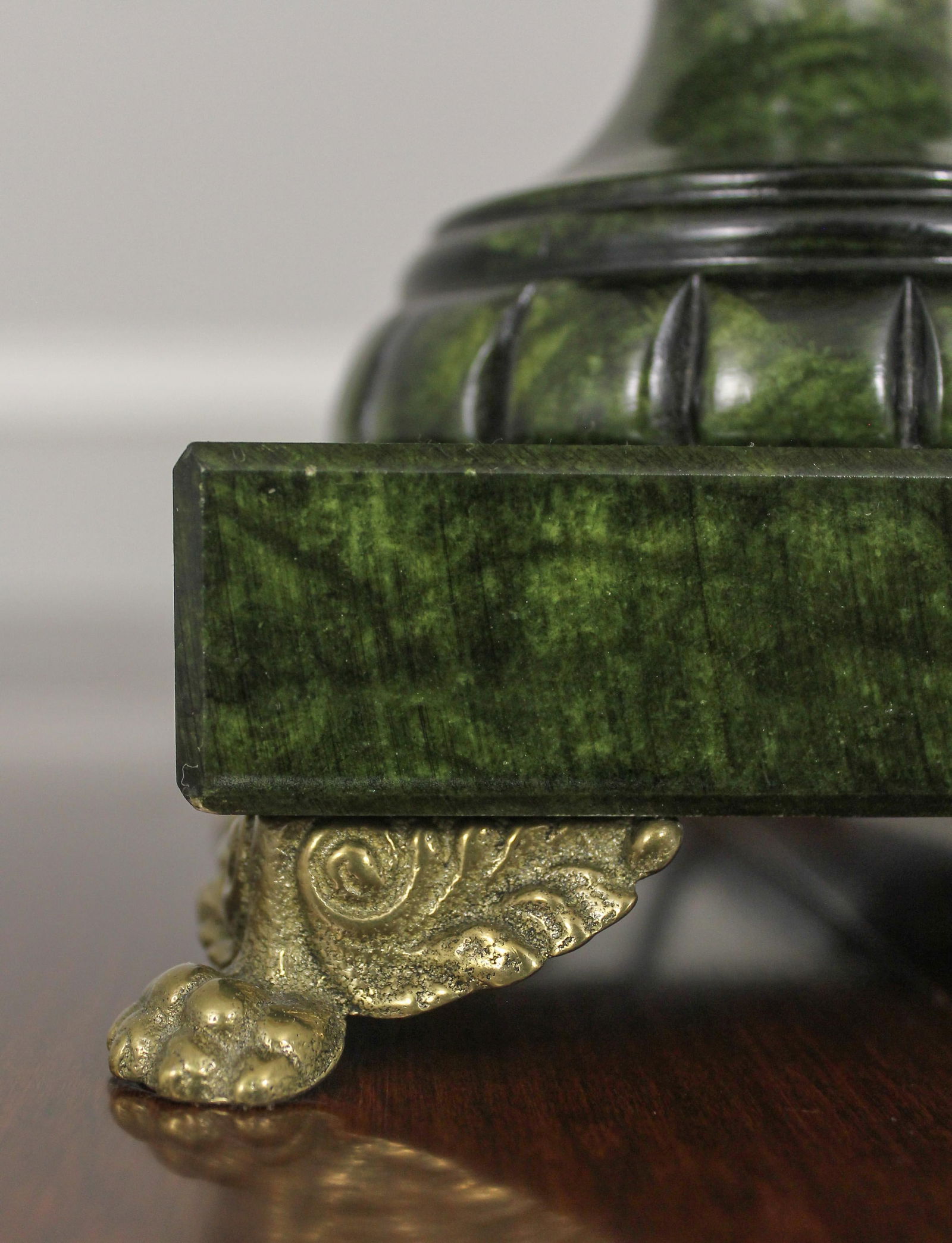 Wildwood Green Marbleized Finish Table Lamp - 5