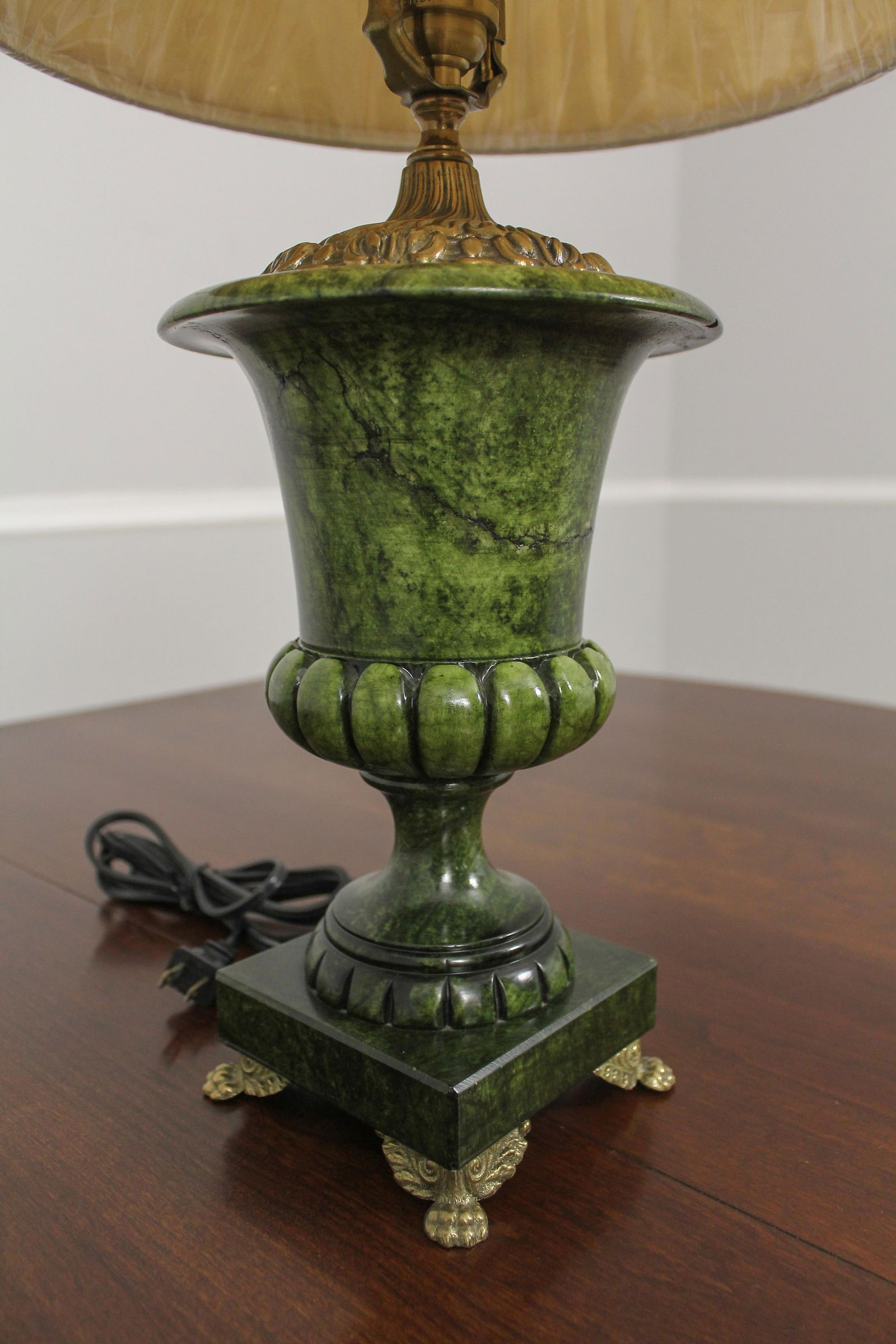 Wildwood Green Marbleized Finish Table Lamp - 6