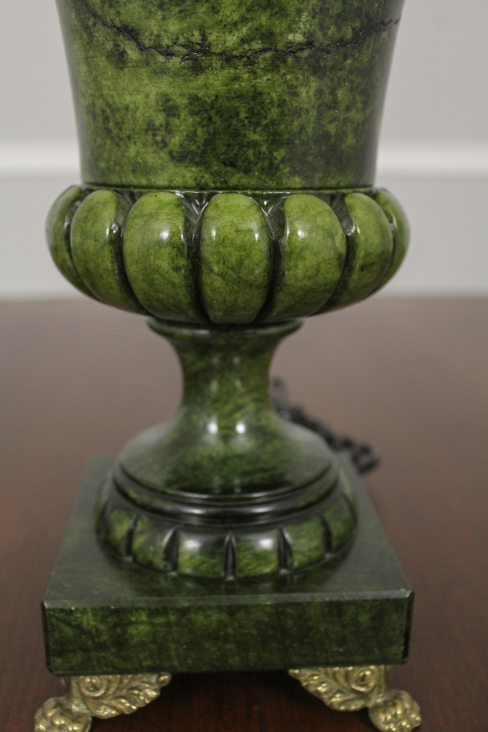 Wildwood Green Marbleized Finish Table Lamp - 8