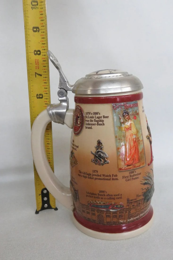 Anheuser Busch Marketing Milestone Series 1860-1919 Stein in a Box - 3