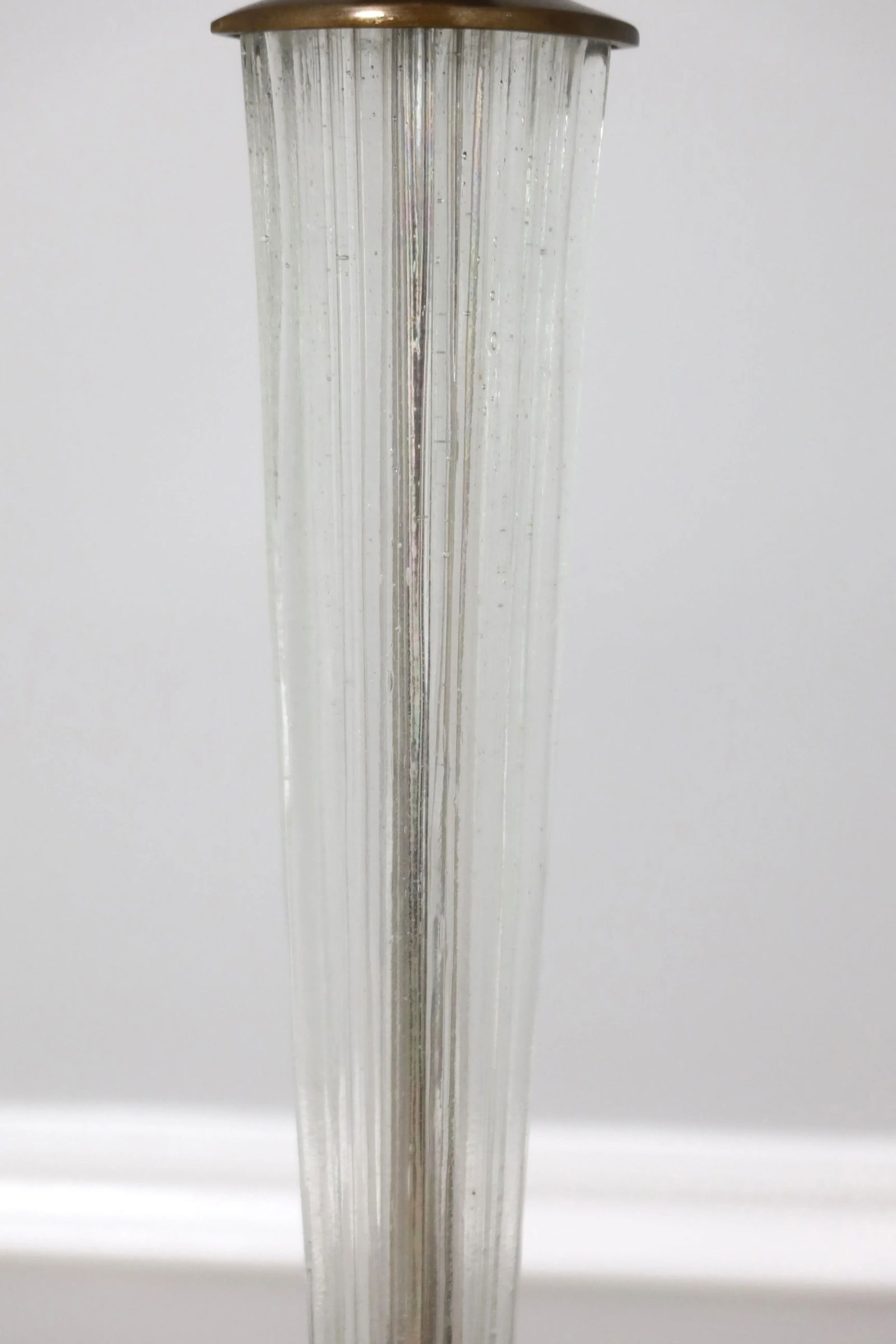 Chapman Brass & Glass Neoclassical Table Lamp - 4