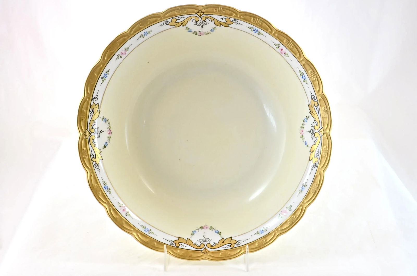 1920s Bavarian Gold Gilt Porcelain Bowl - 2