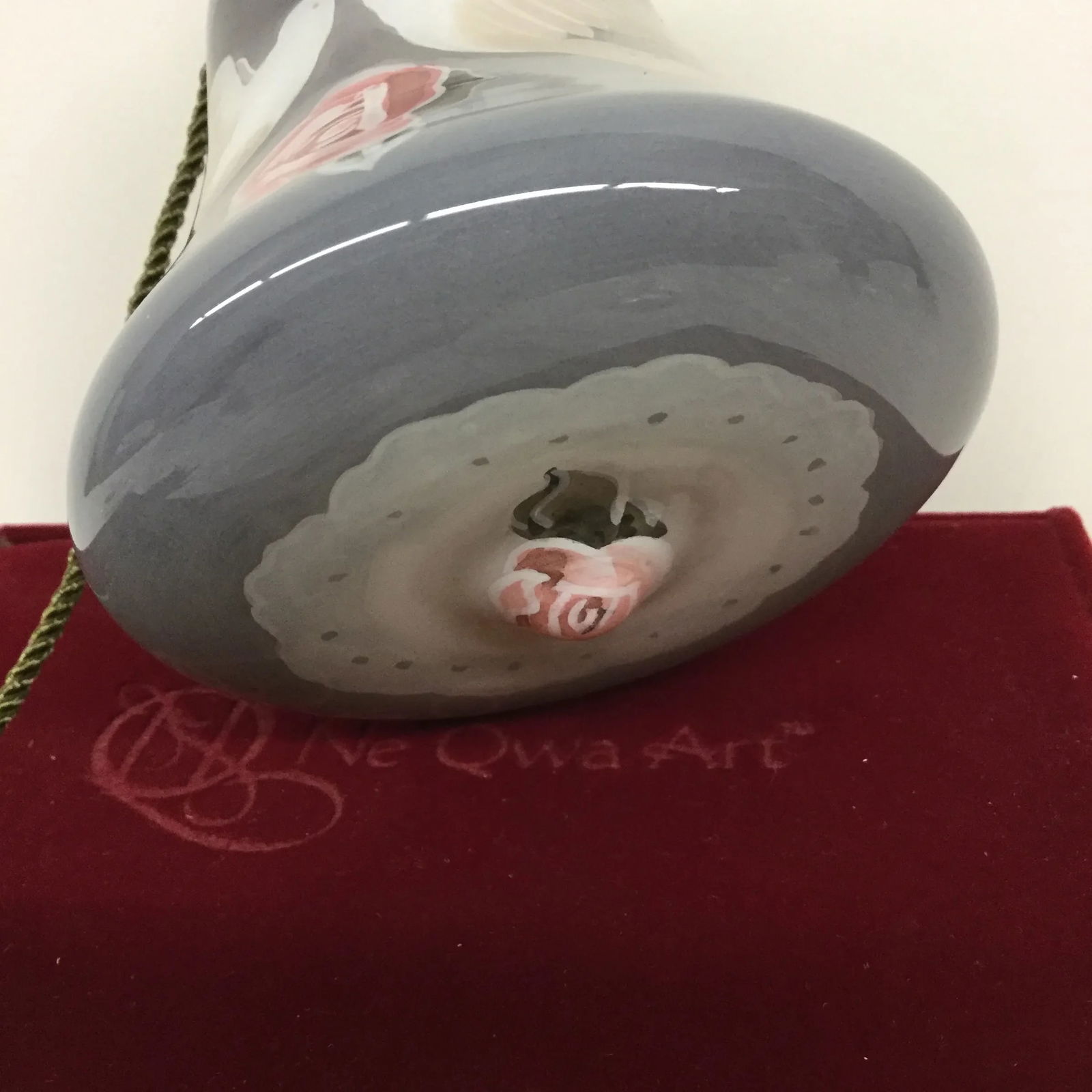 Original Glass Art Ornament in Velvet Box - 3