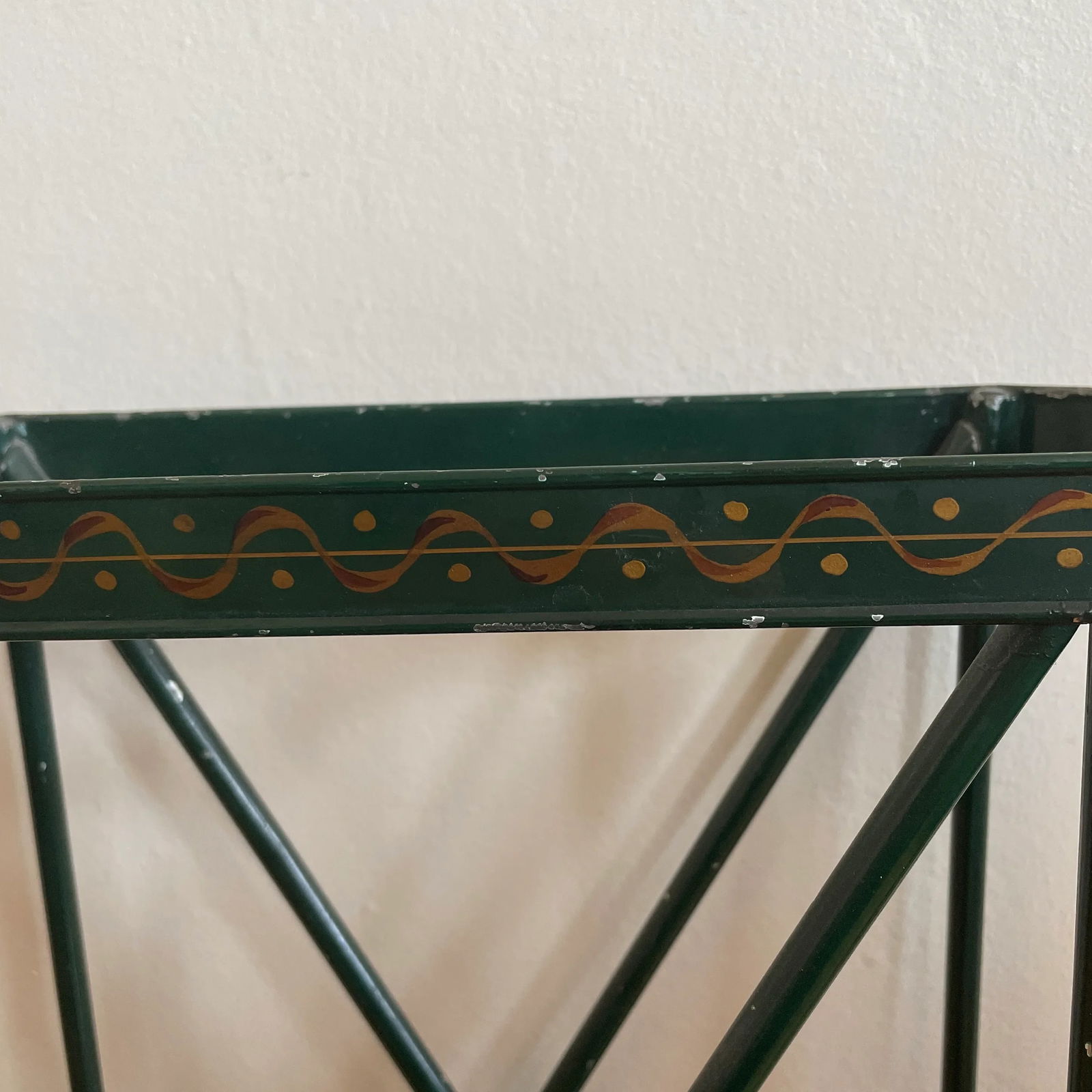 Early 19th Century Antique Painted Metal Umbrella Stand - 7