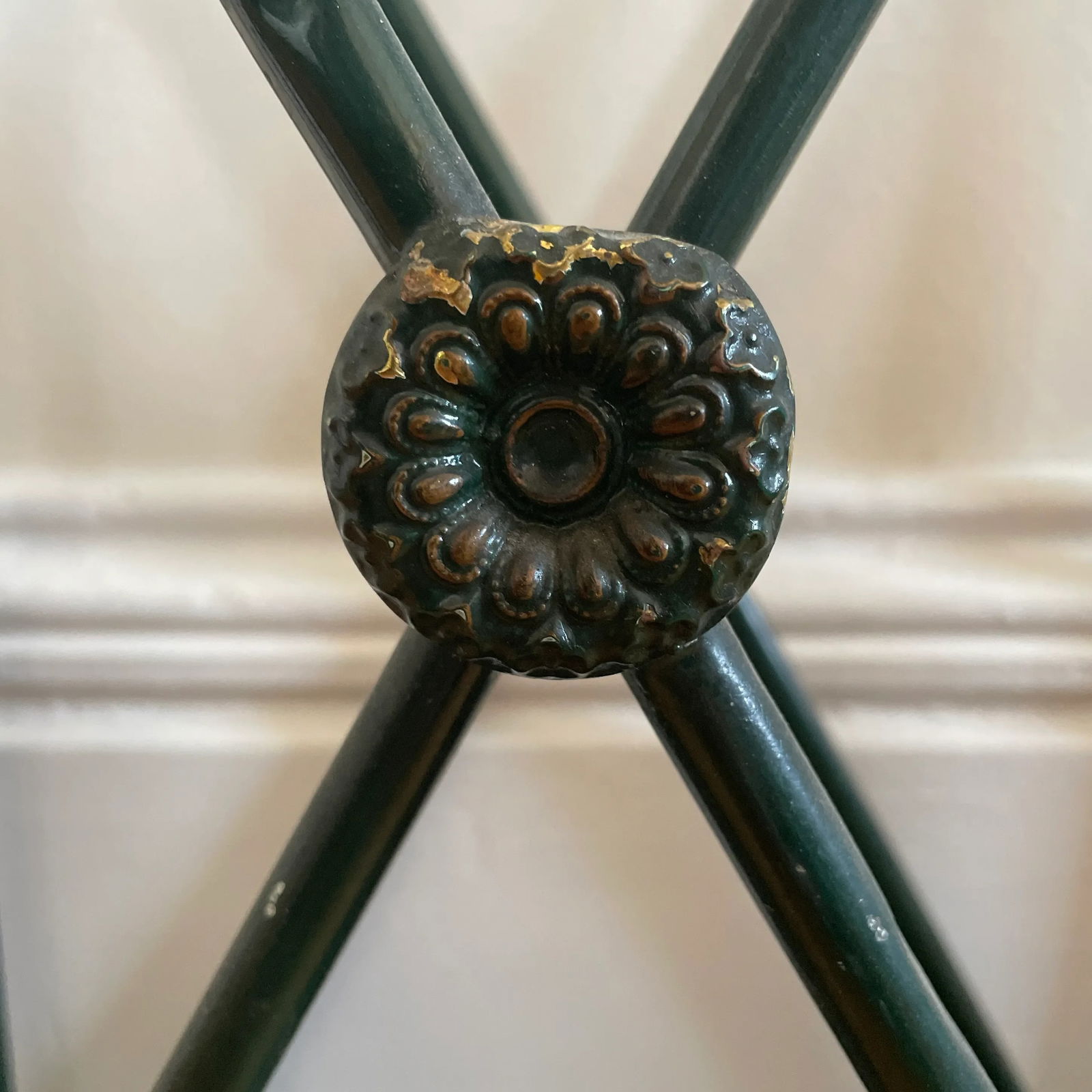 Early 19th Century Antique Painted Metal Umbrella Stand - 8
