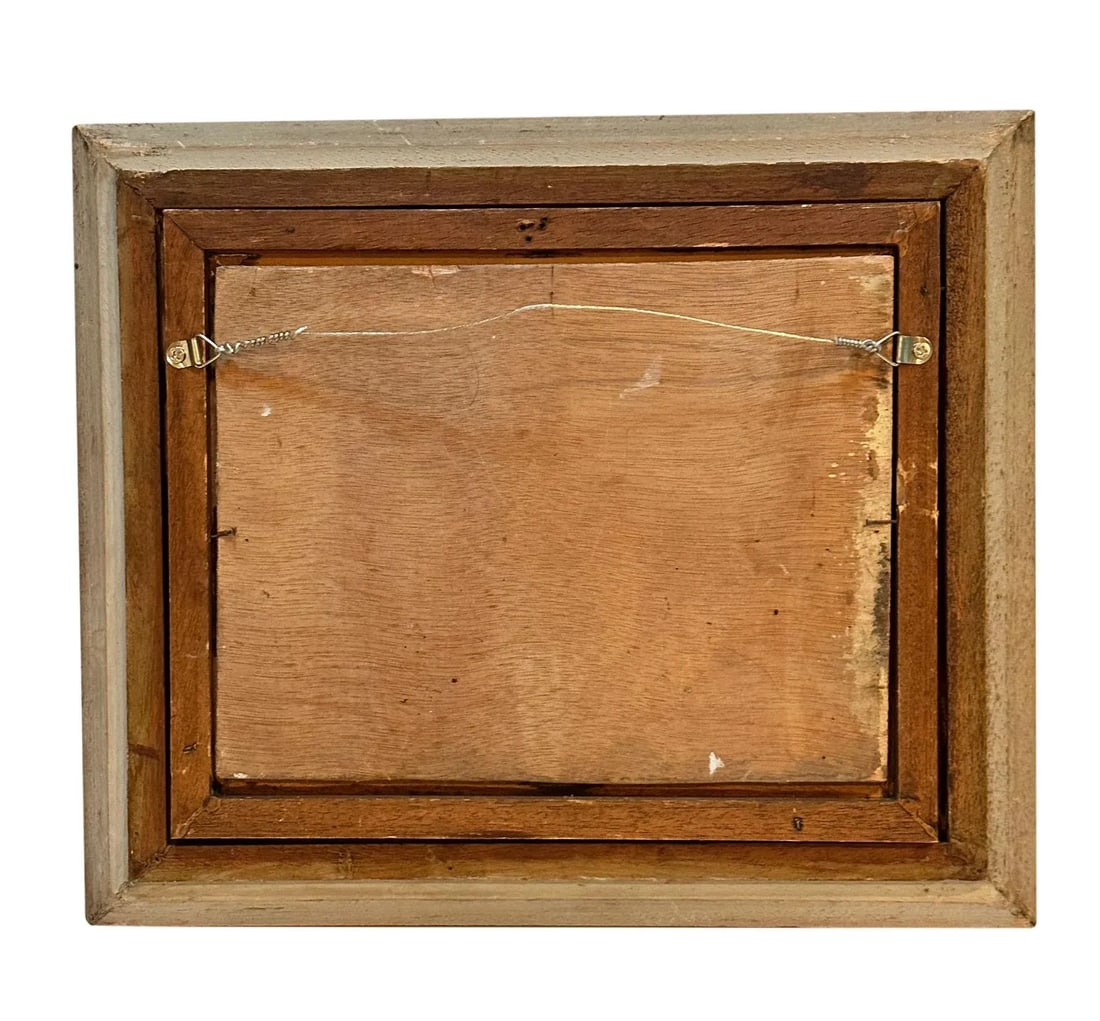 19th Century French Ships Painting on Board - 6