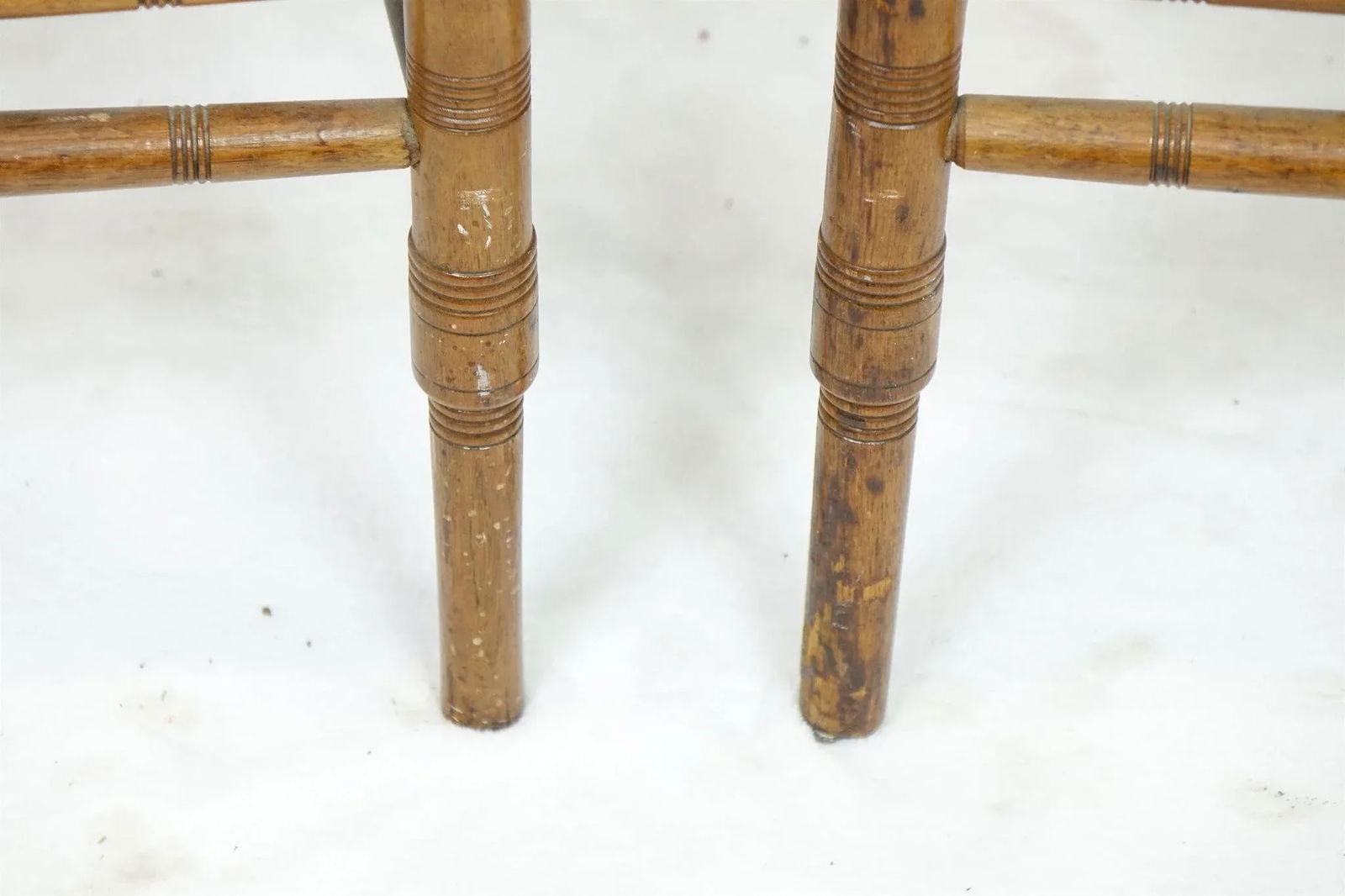 Vintage Chairs With Woodwork - a Pair - 5