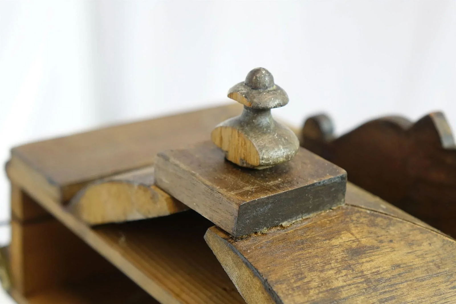Late 19th Century Antique Small Wood Clock - 11