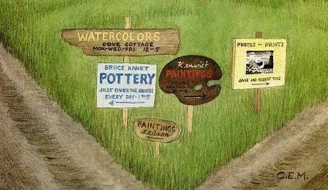 1986, New Yorker Magazine Cover, May 5 (Charles Martin), Original Vintage Cover, Country Life, Art - 2