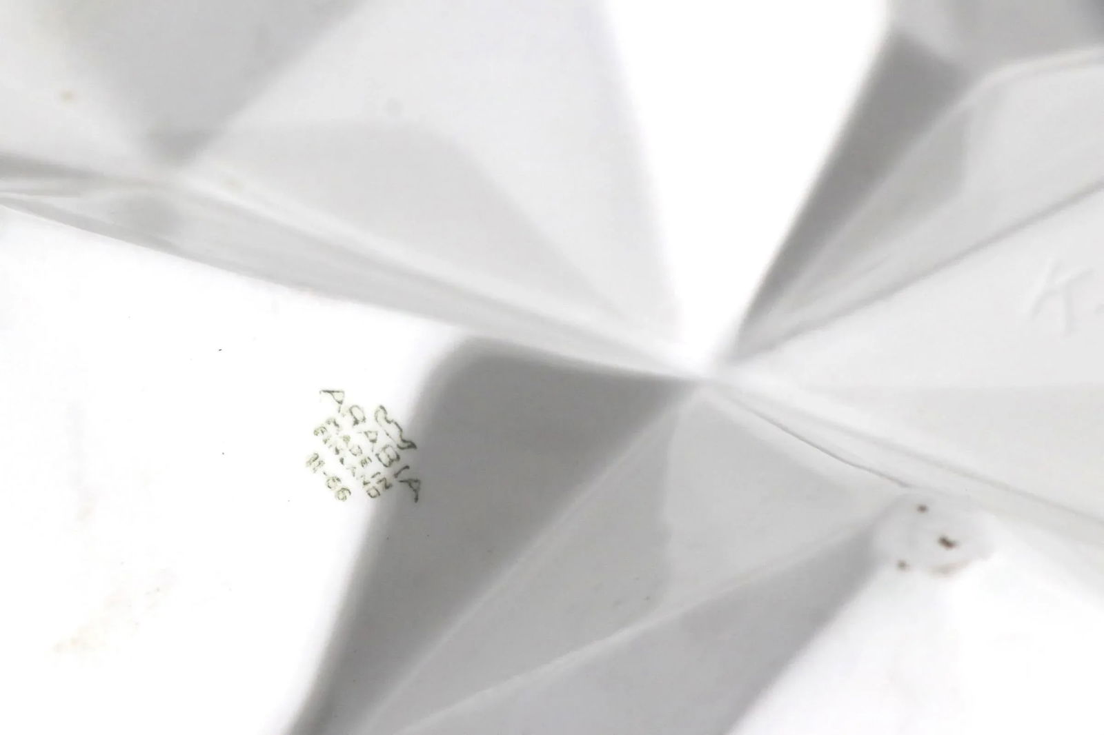 Origami Bowl by Kaj Franck for Arabia Made in Finland C 1960's - 2