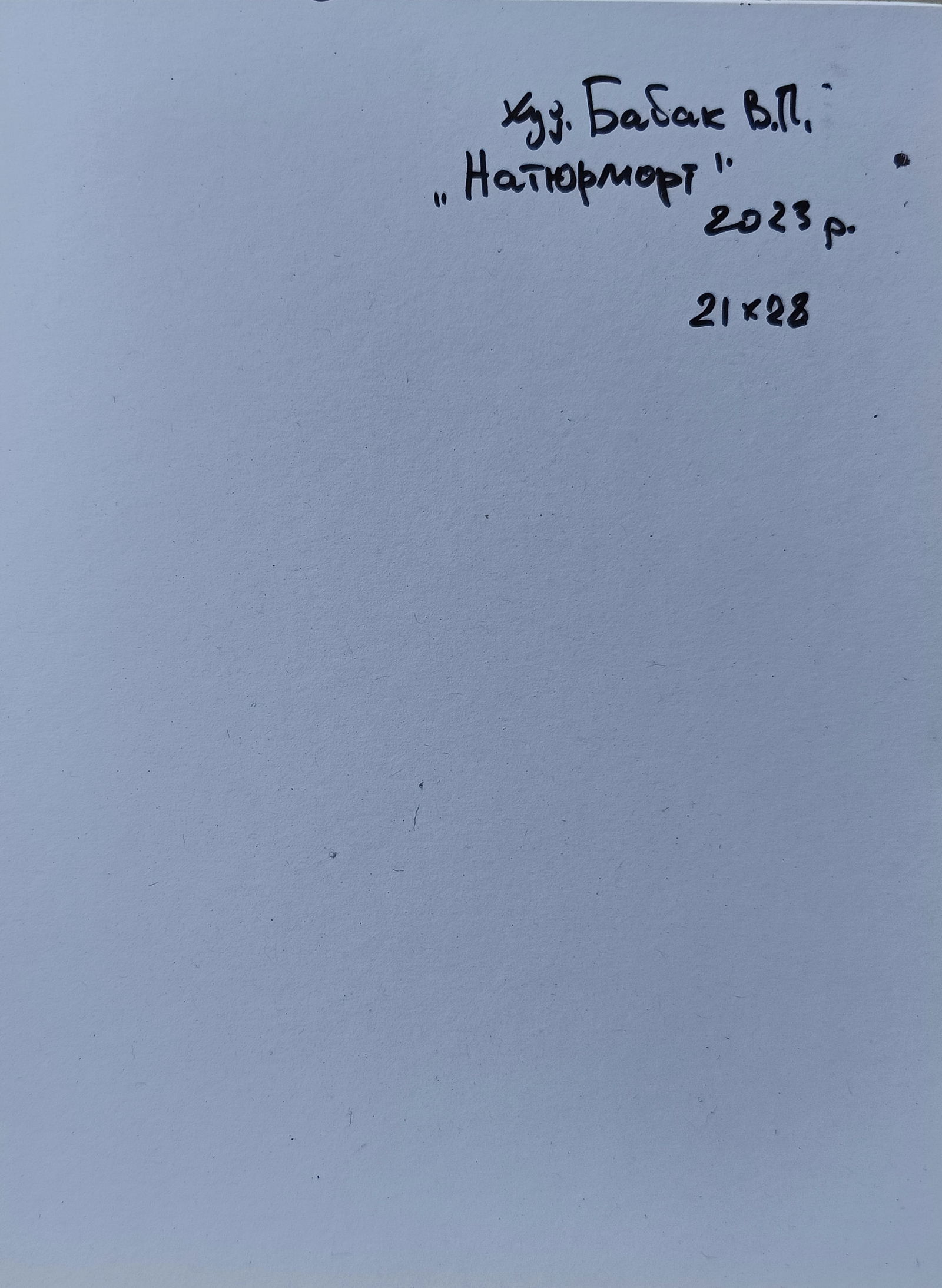 Oil painting still life Vyacheslav Petrovich Babac - 2