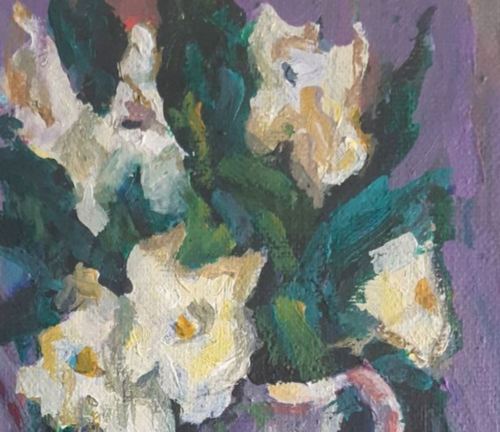 Acrylic painting Still life with peaches Vyacheslav Petrovich Babac - 5