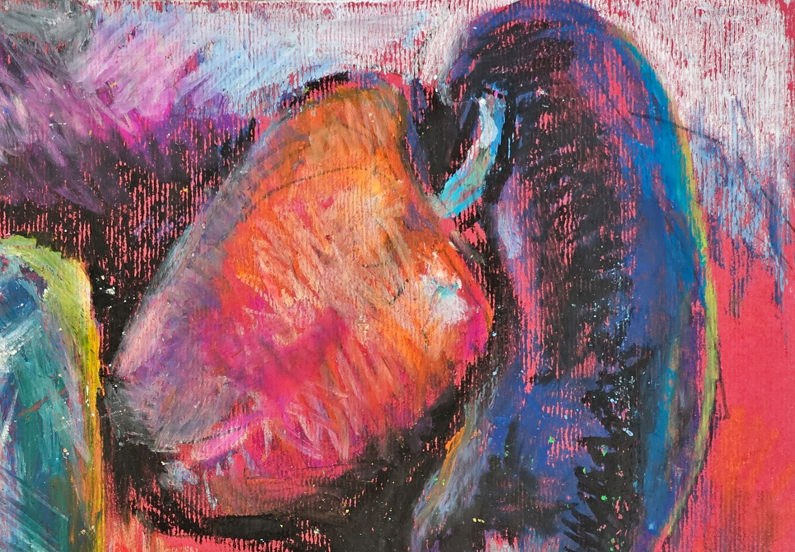 Acrylic painting Autumn peppers Vyacheslav Petrovich Babac - 4