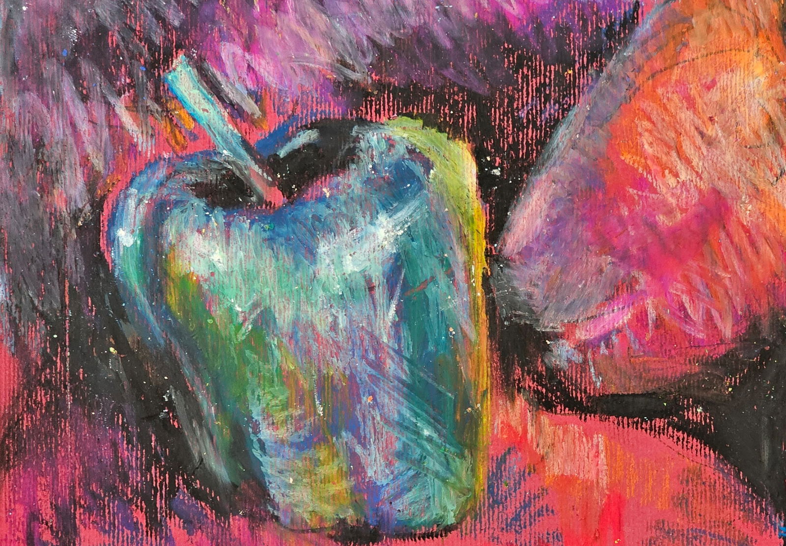 Acrylic painting Autumn peppers Vyacheslav Petrovich Babac - 8