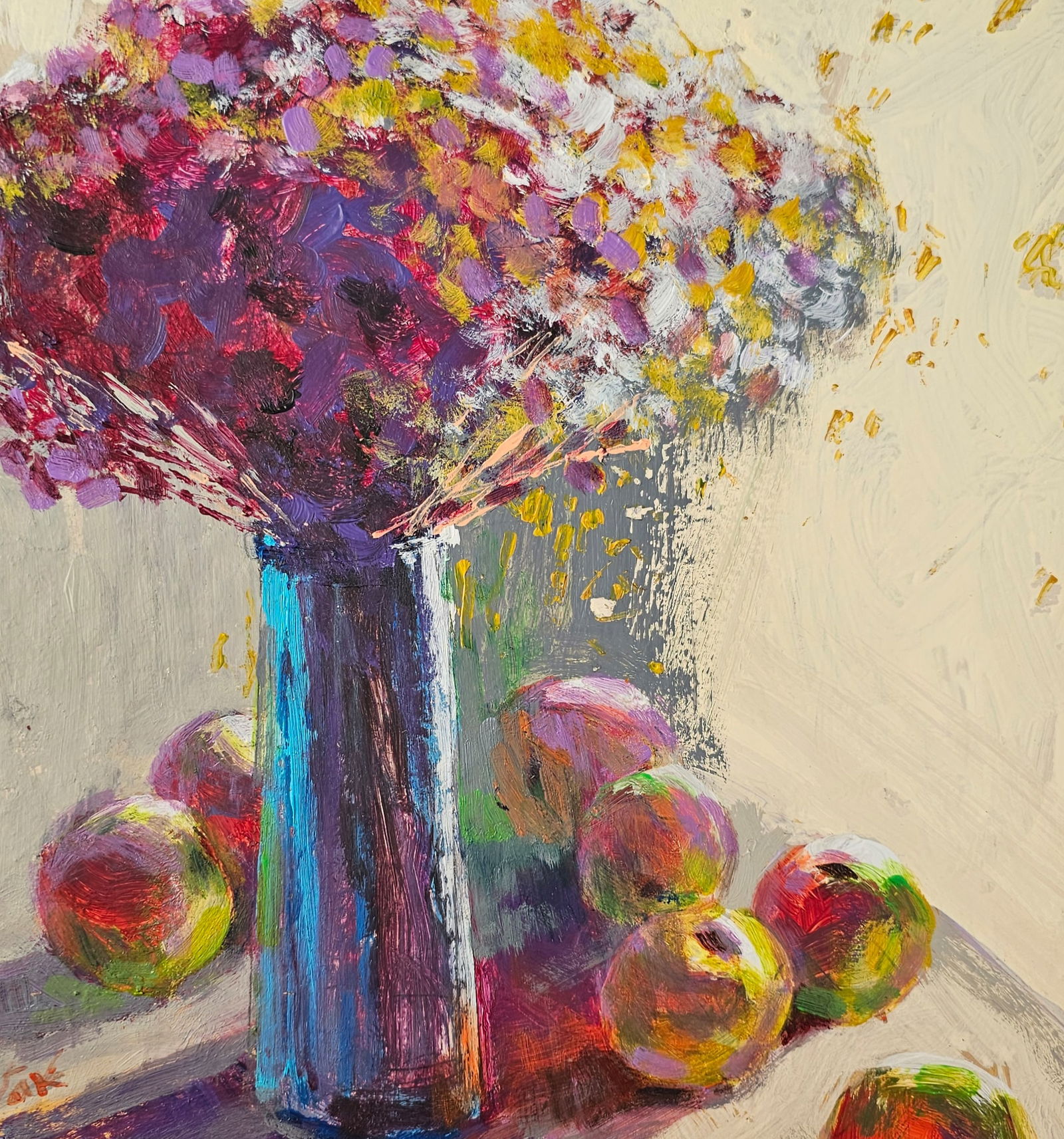 Acrylic painting still life Vyacheslav Petrovich Babac - 7