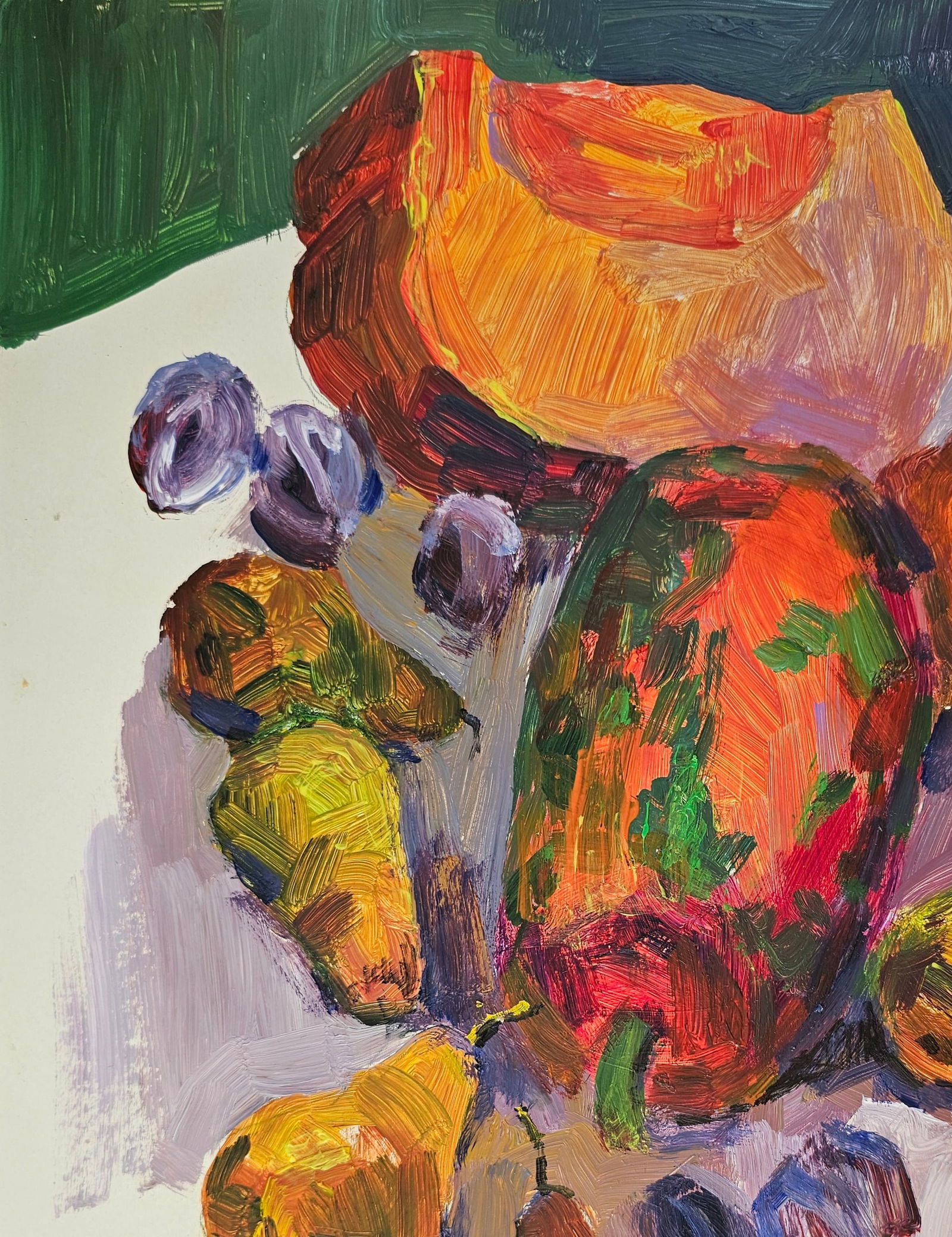 Acrylic painting Autumn vegetables Vyacheslav Petrovich Babac - 3