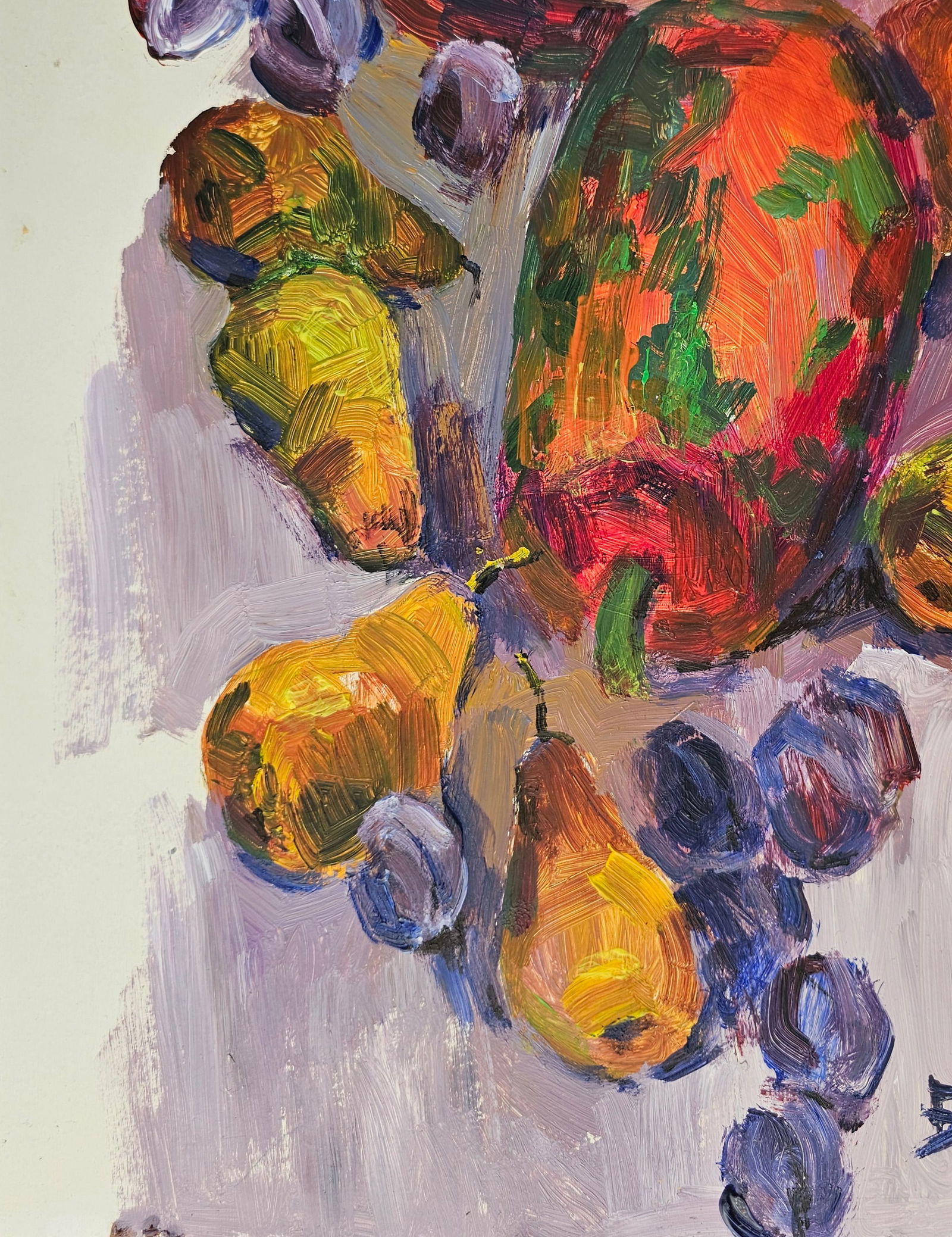 Acrylic painting Autumn vegetables Vyacheslav Petrovich Babac - 5