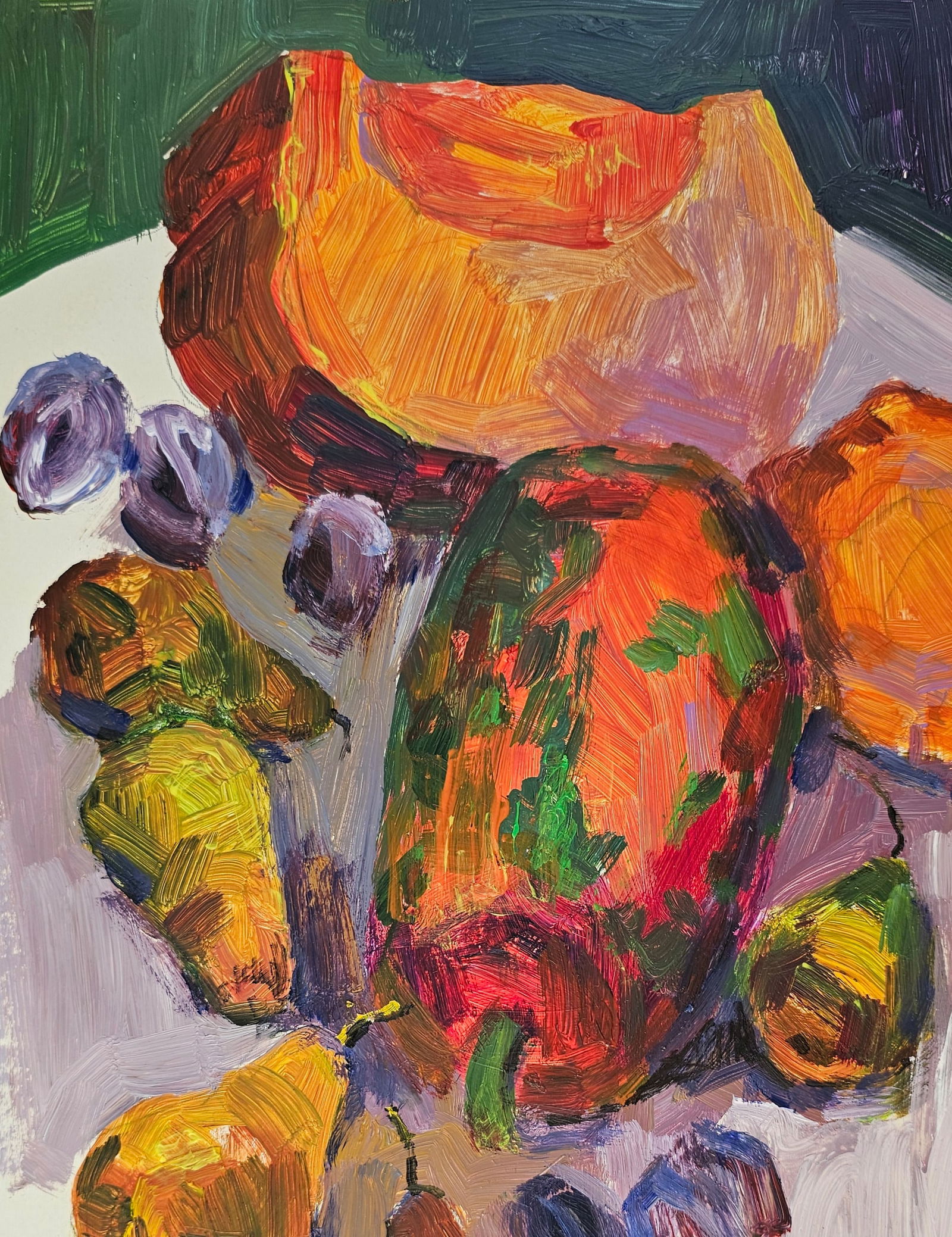 Acrylic painting Autumn vegetables Vyacheslav Petrovich Babac - 8