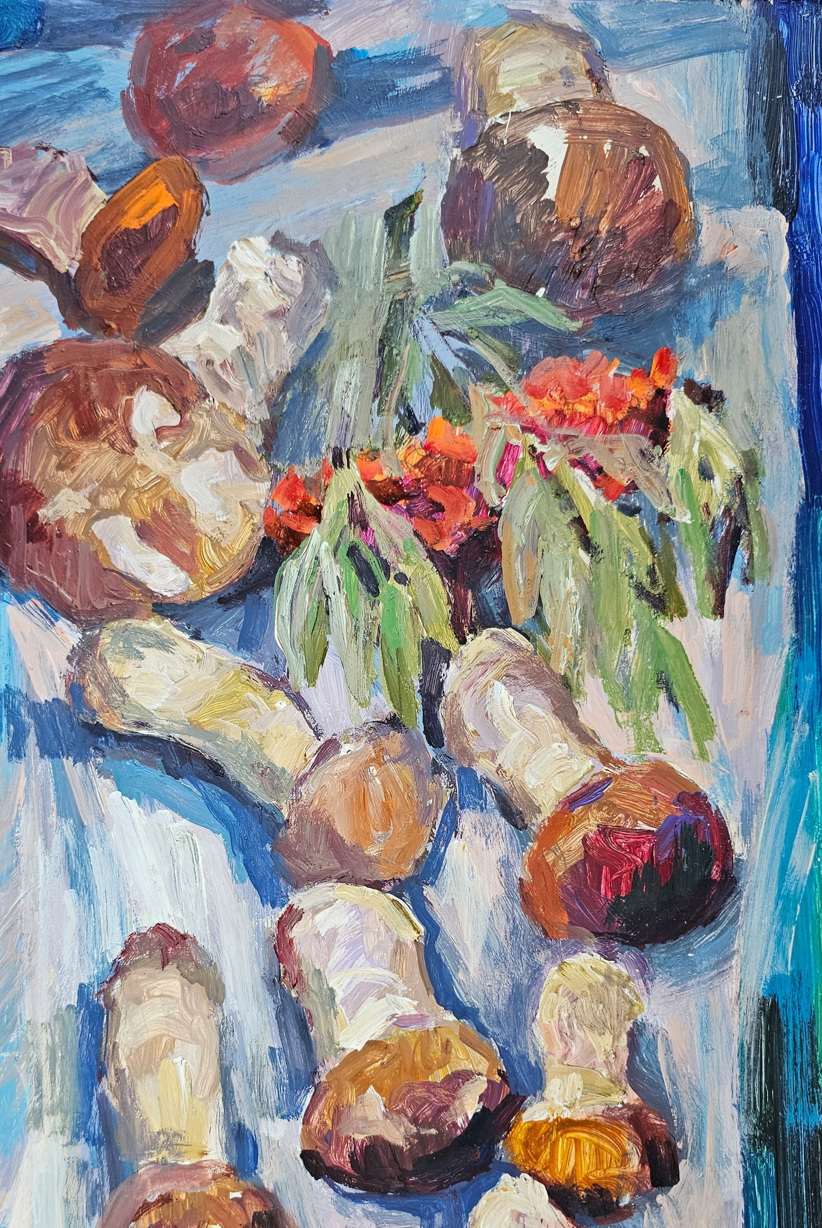 Acrylic painting mushrooms Vyacheslav Petrovich Babac - 4