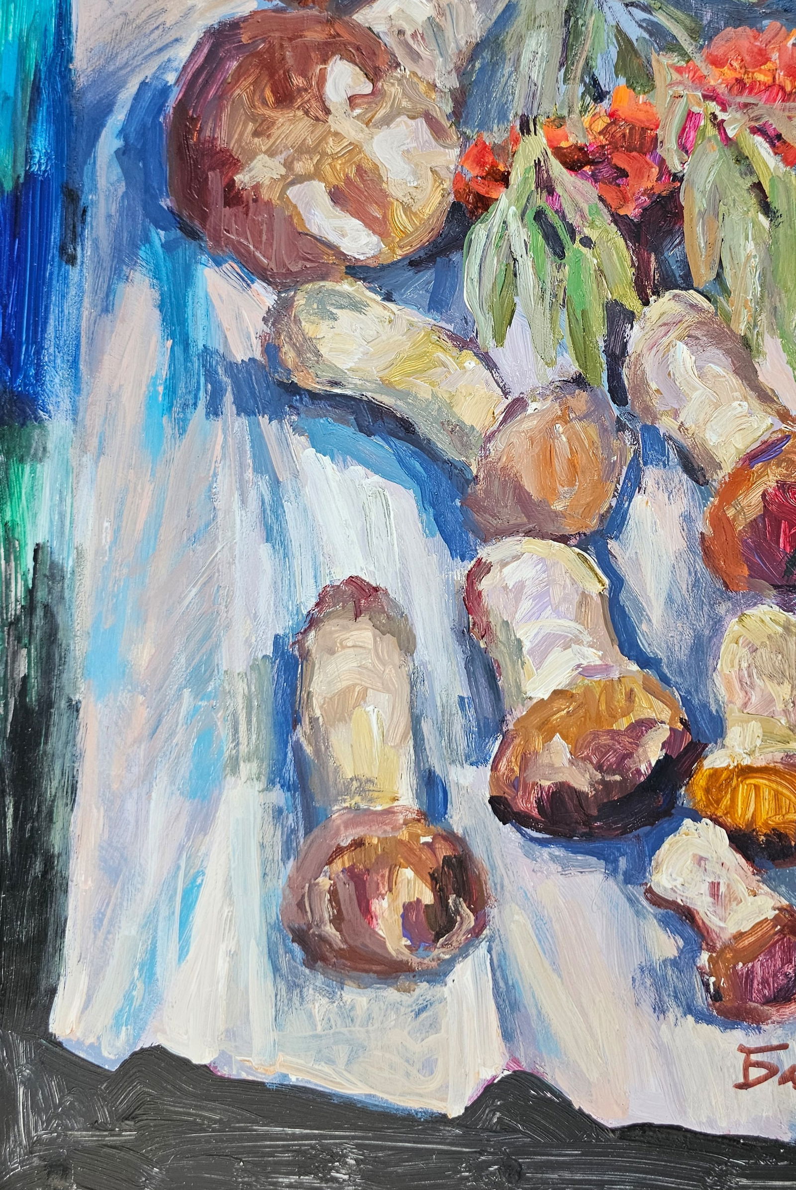 Acrylic painting mushrooms Vyacheslav Petrovich Babac - 5