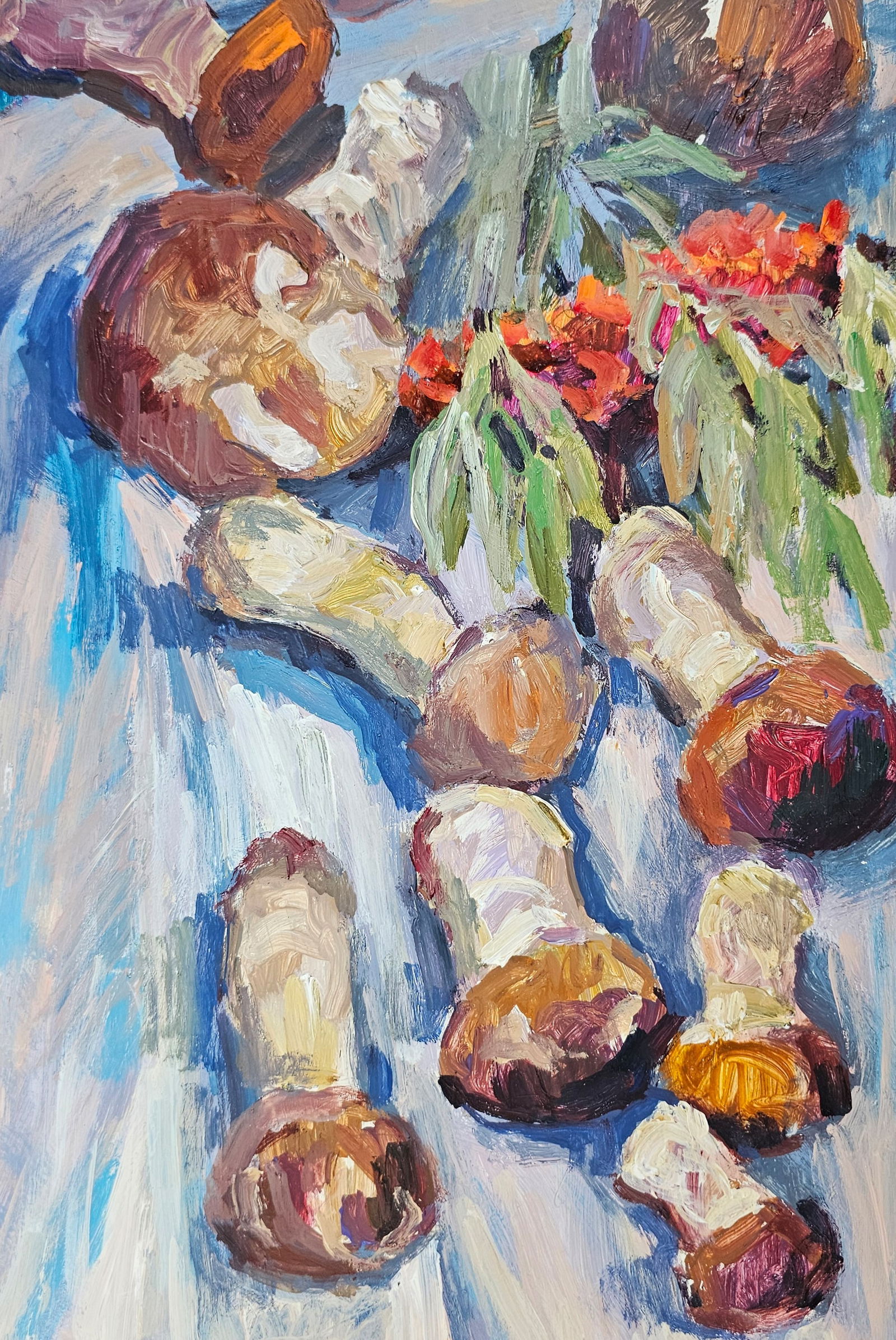 Acrylic painting mushrooms Vyacheslav Petrovich Babac - 7