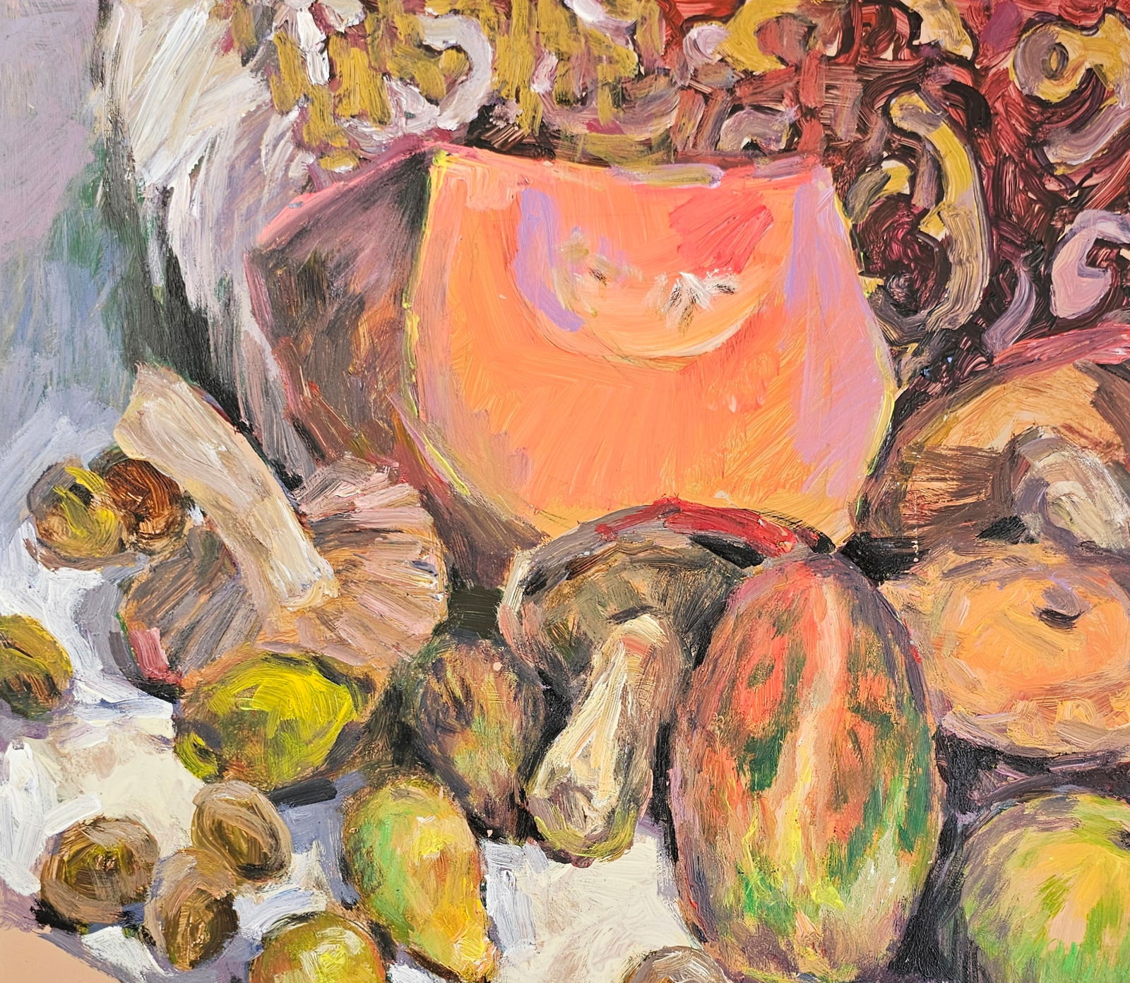 Acrylic painting Autumn still life Vyacheslav Petrovich Babac - 3