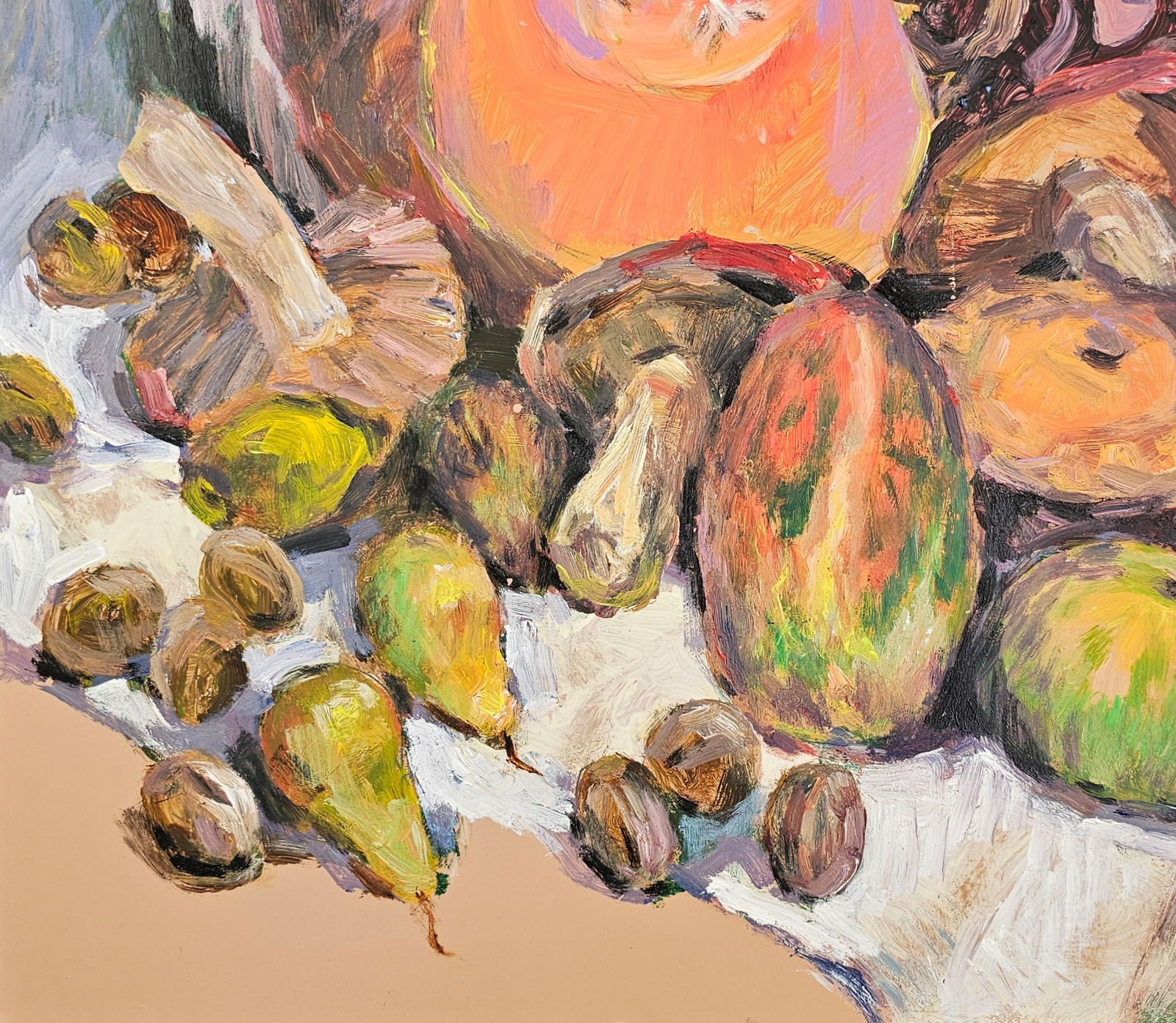 Acrylic painting Autumn still life Vyacheslav Petrovich Babac - 5