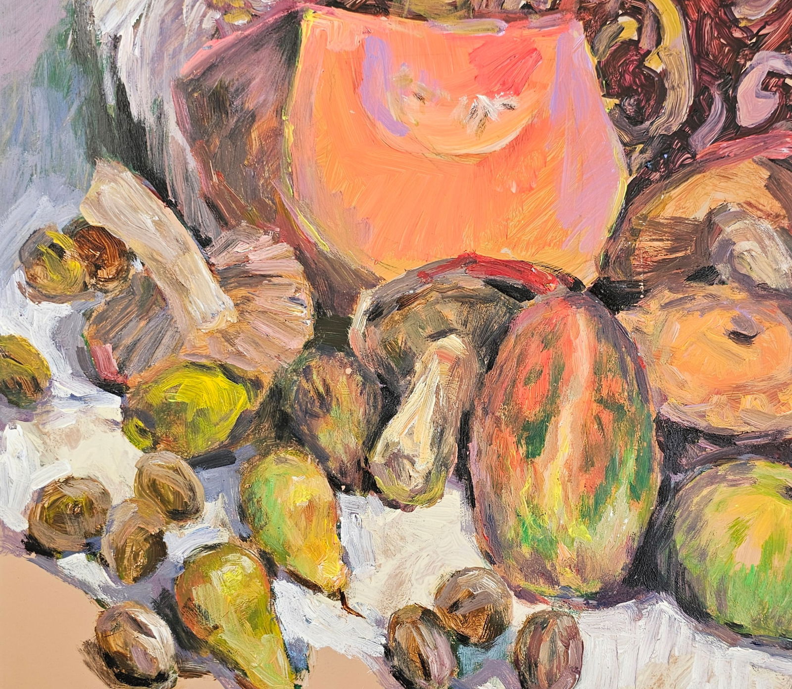 Acrylic painting Autumn still life Vyacheslav Petrovich Babac - 8