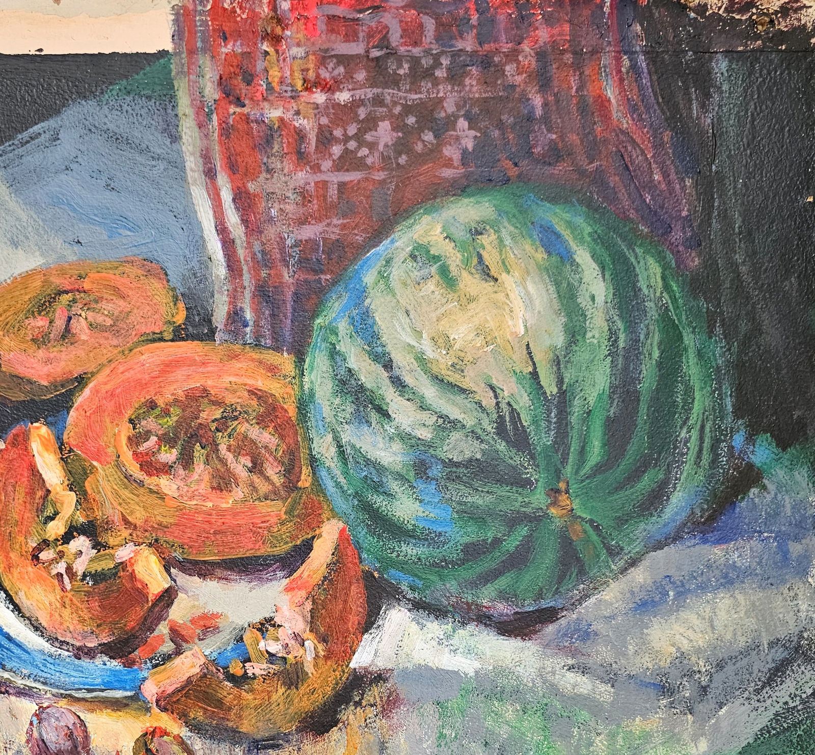 Acrylic painting autumn still life Vyacheslav Petrovich Babac - 4