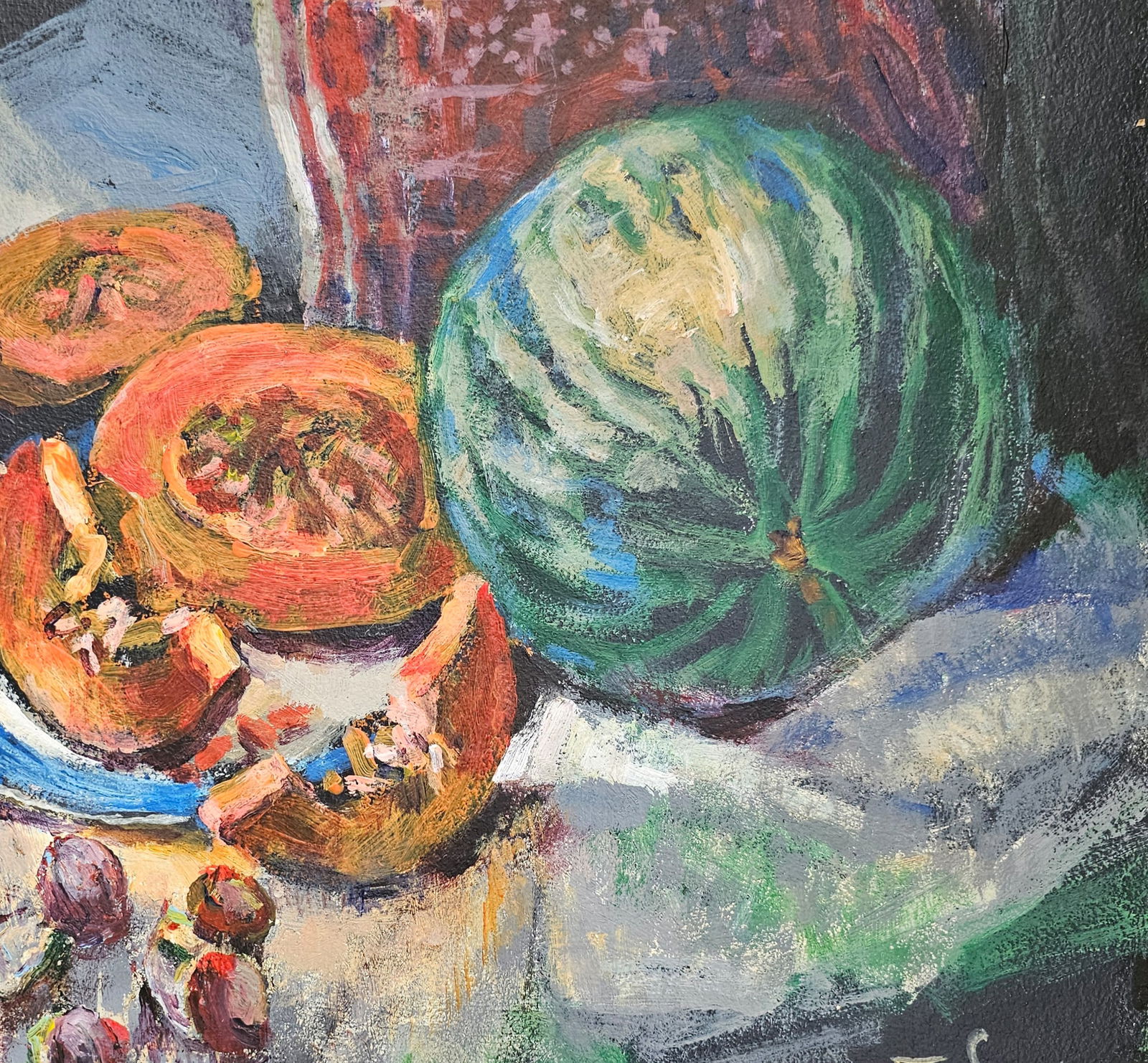 Acrylic painting autumn still life Vyacheslav Petrovich Babac - 9