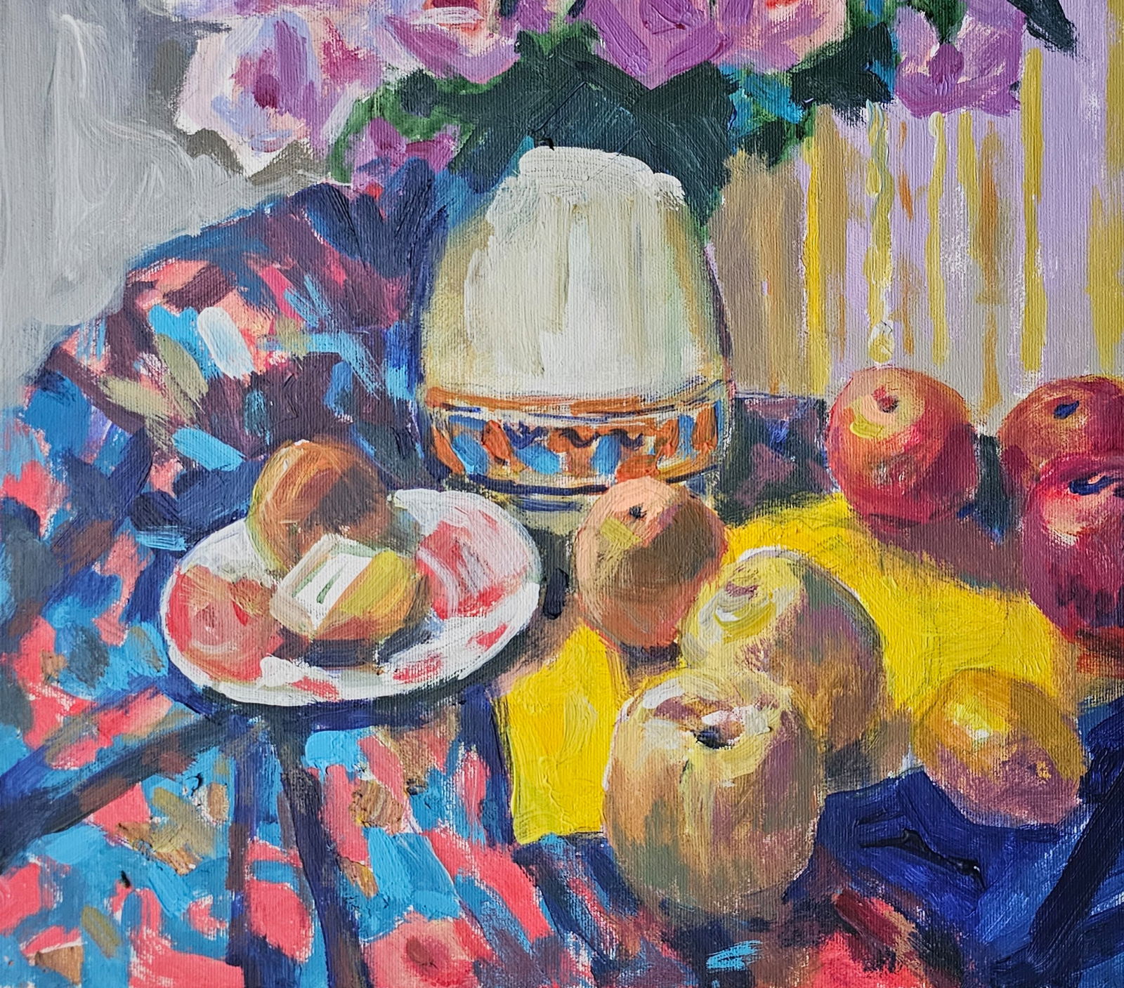 Acrylic painting Gifts of autumn Vyacheslav Petrovich Babac - 5