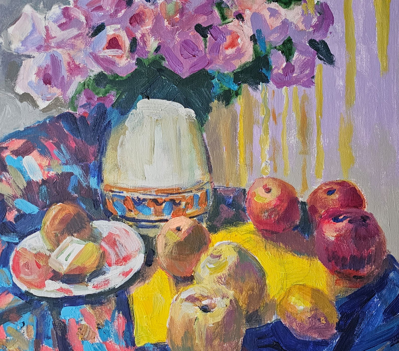 Acrylic painting Gifts of autumn Vyacheslav Petrovich Babac - 7