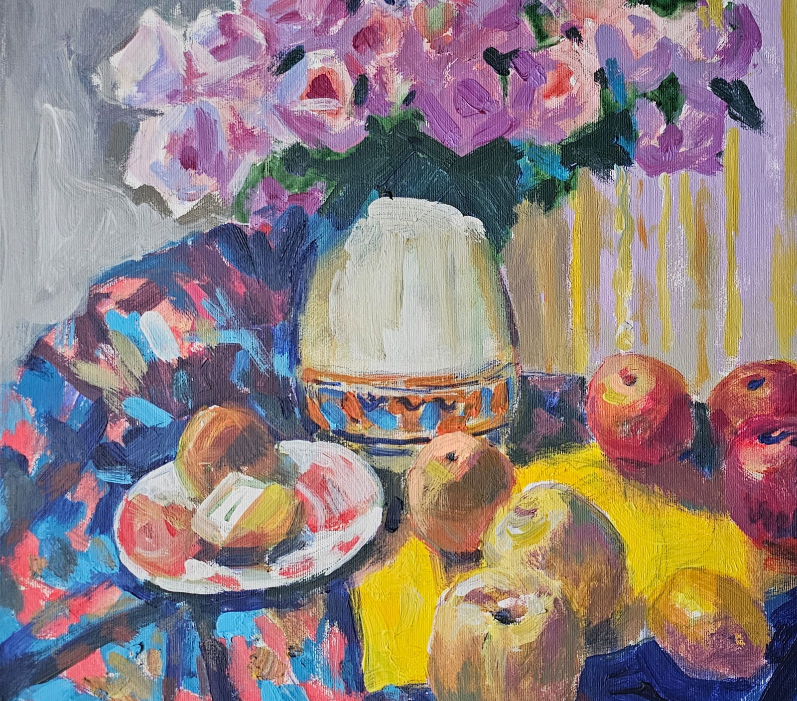 Acrylic painting Gifts of autumn Vyacheslav Petrovich Babac - 8