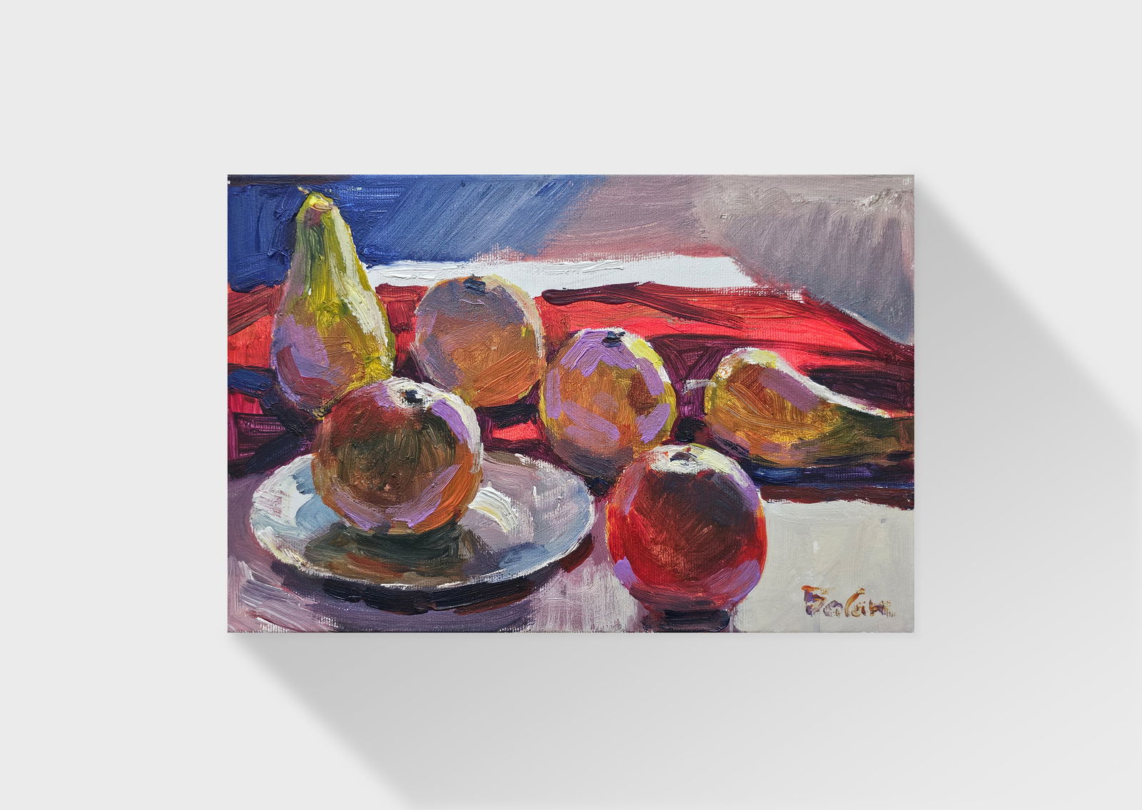Acrylic painting still life with fruit Vyacheslav Petrovich Babac - 10