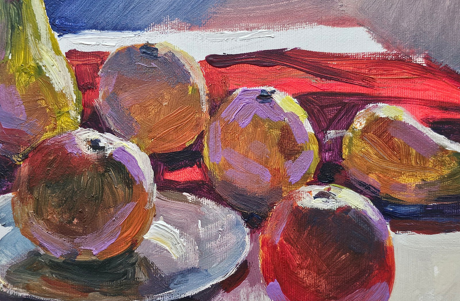 Acrylic painting still life with fruit Vyacheslav Petrovich Babac - 7