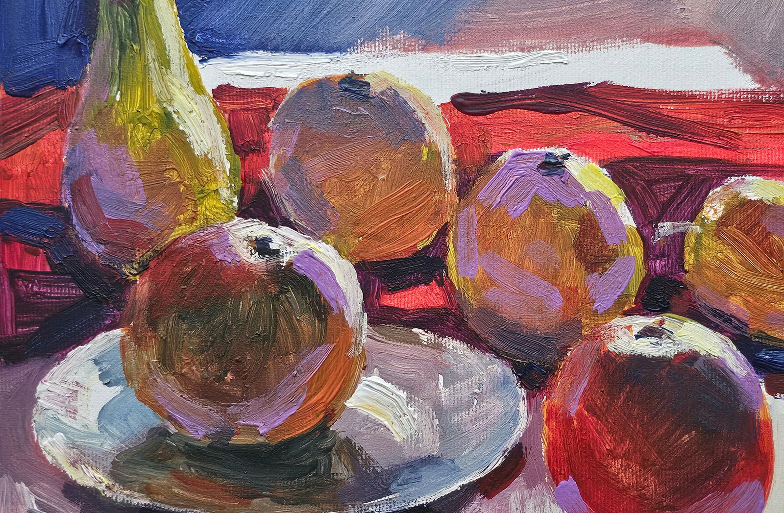 Acrylic painting still life with fruit Vyacheslav Petrovich Babac - 8