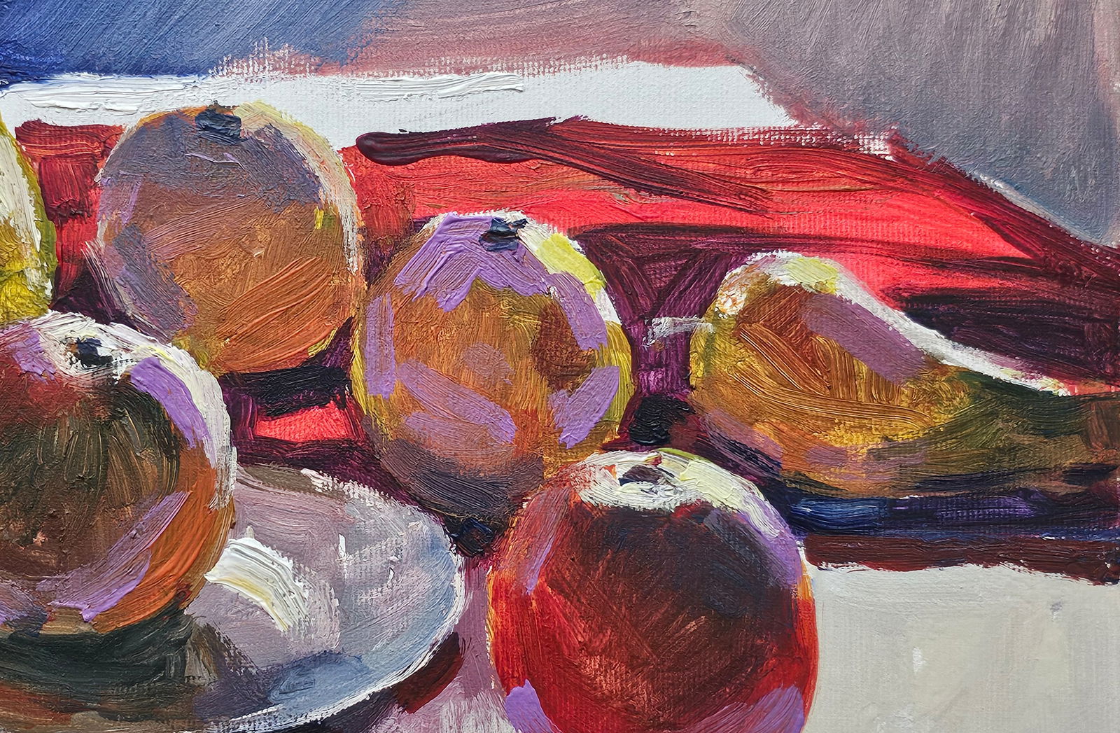 Acrylic painting still life with fruit Vyacheslav Petrovich Babac - 9