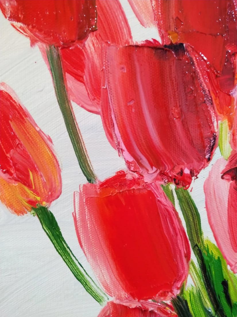 Oil painting Tulips Nina L - 10