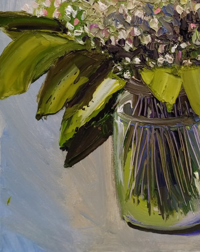 Oil painting Lilies of the valley Nina L - 5