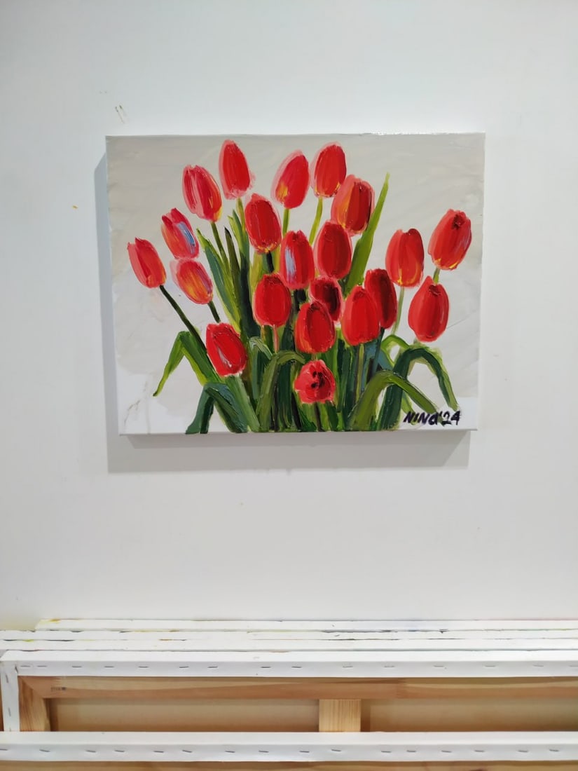 Oil painting Tulips Nina L - 10