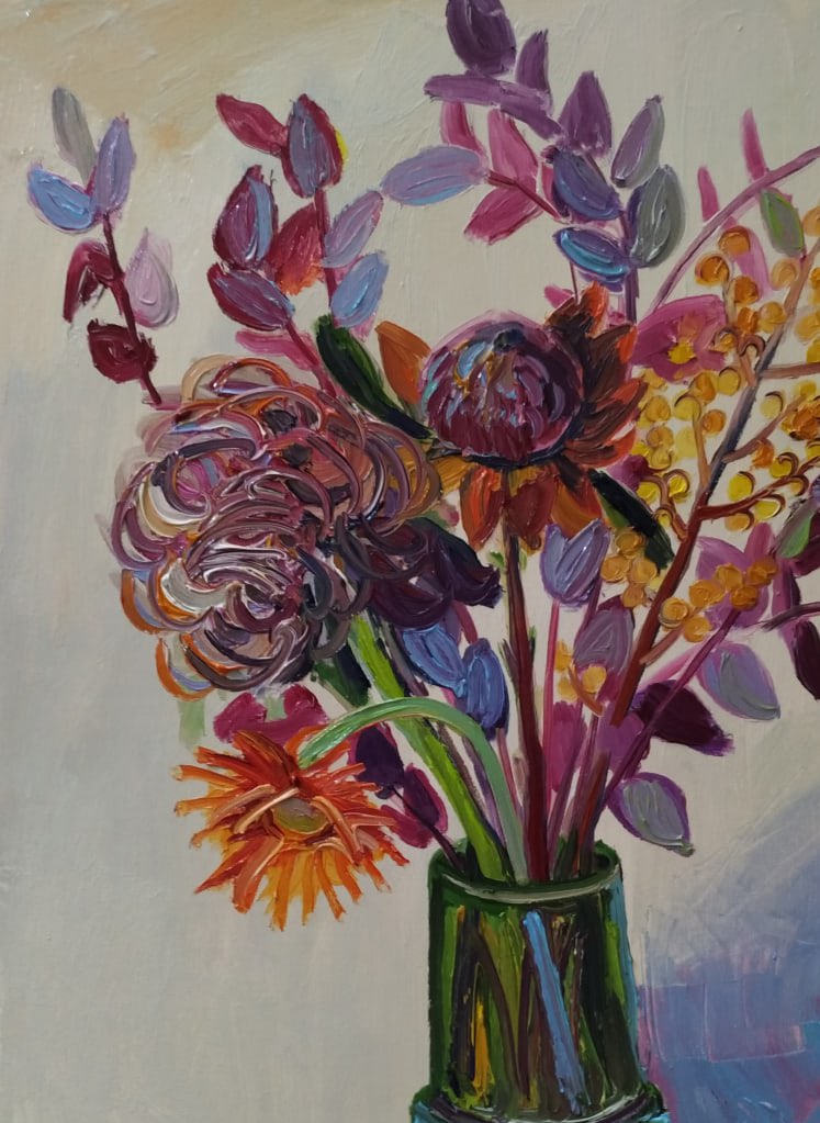 Oil painting A bouquet of autumn Nina L - 2